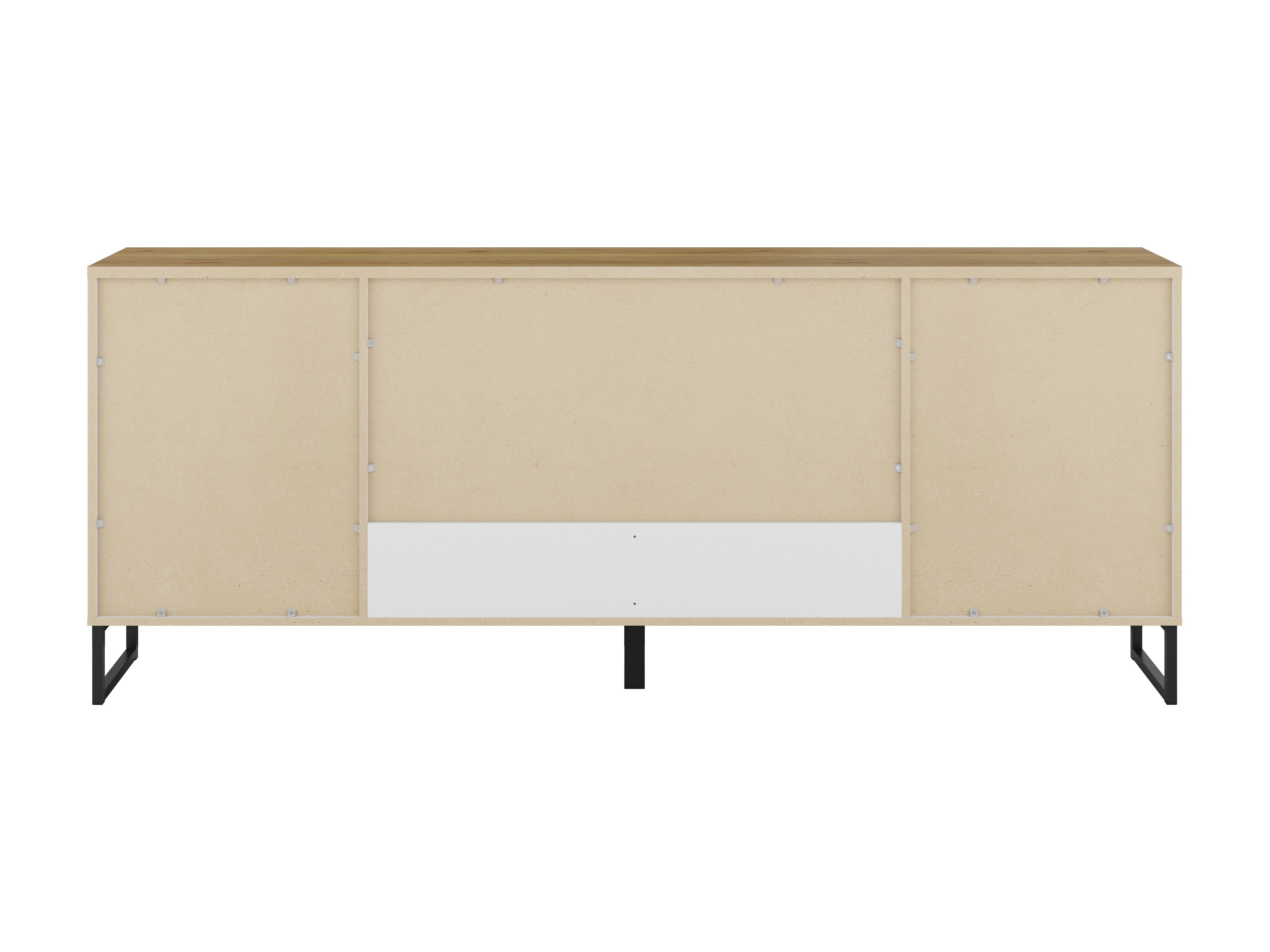 Chest of drawers Camtolo 102 (White + Light oak)