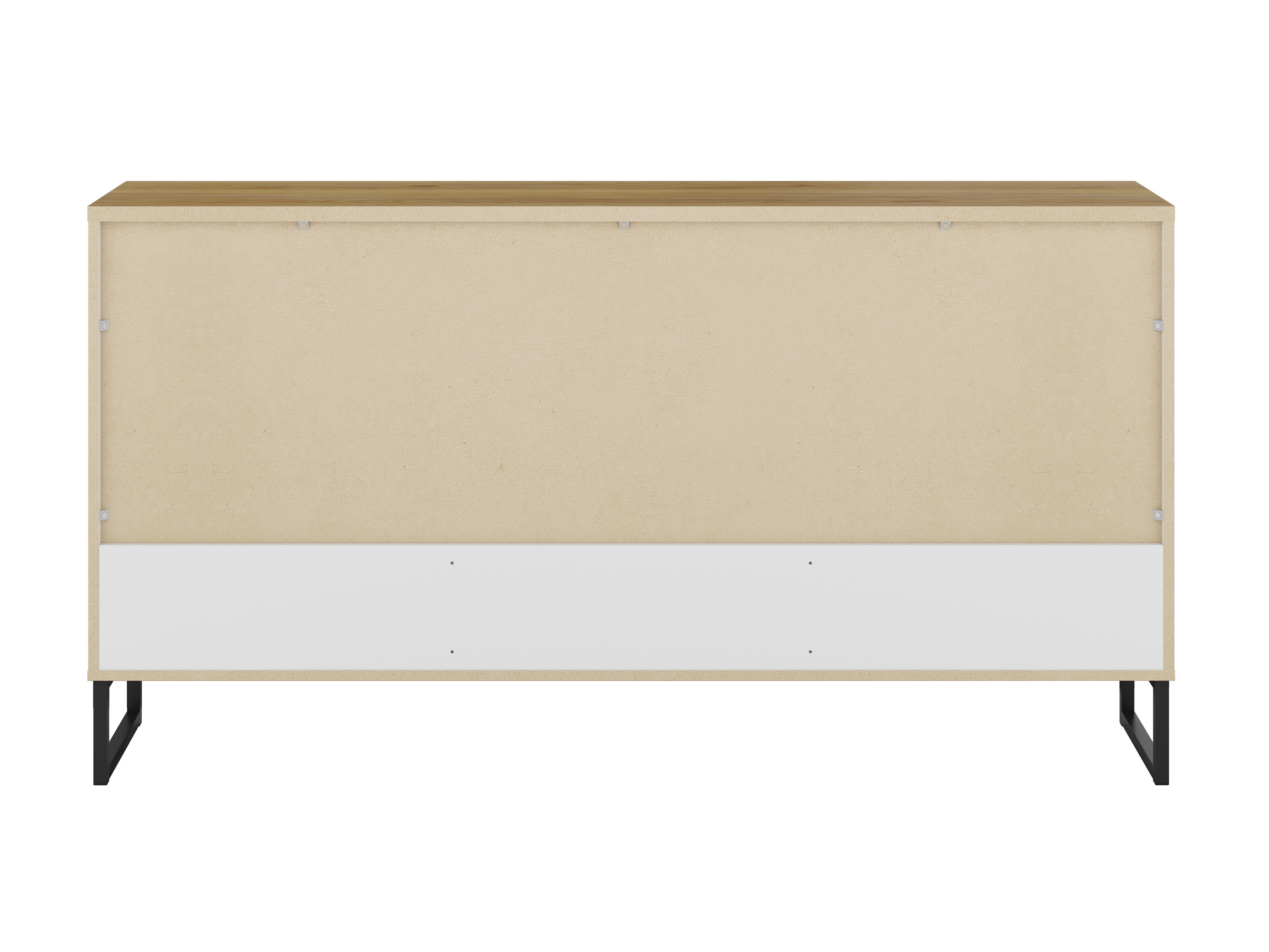 Chest of drawers Camtolo 103 (White + Light oak)