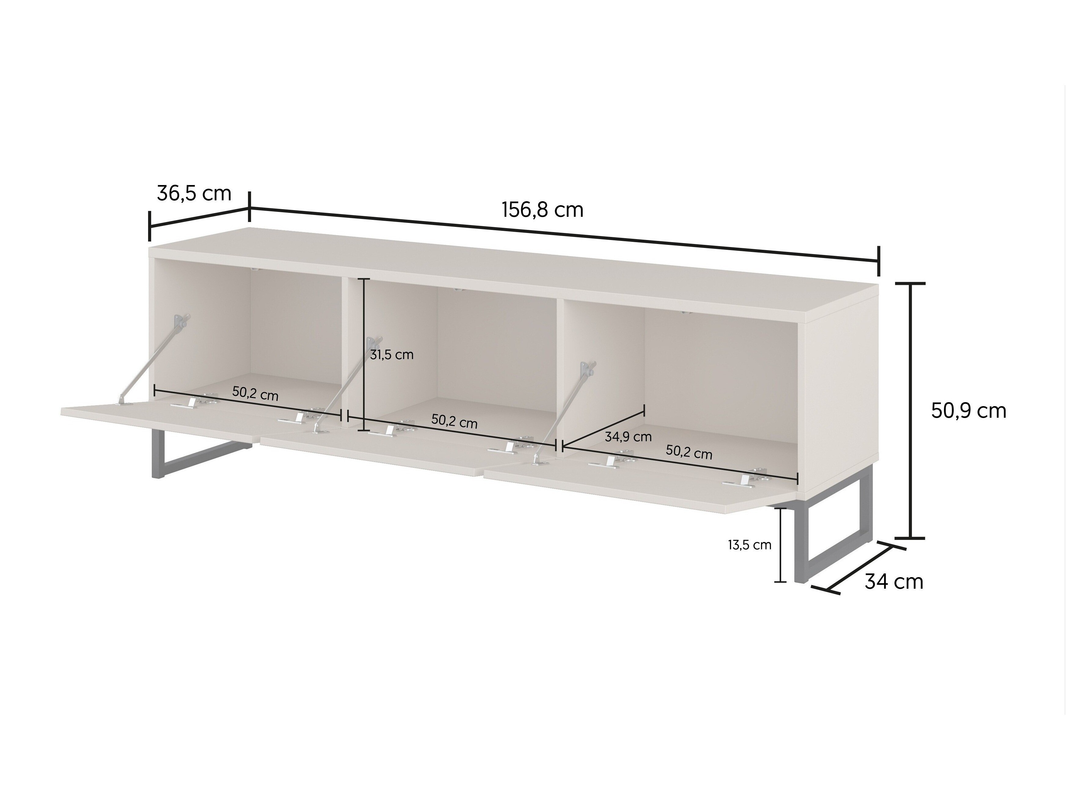 TV stand Camtolo 100 (Cashmere)