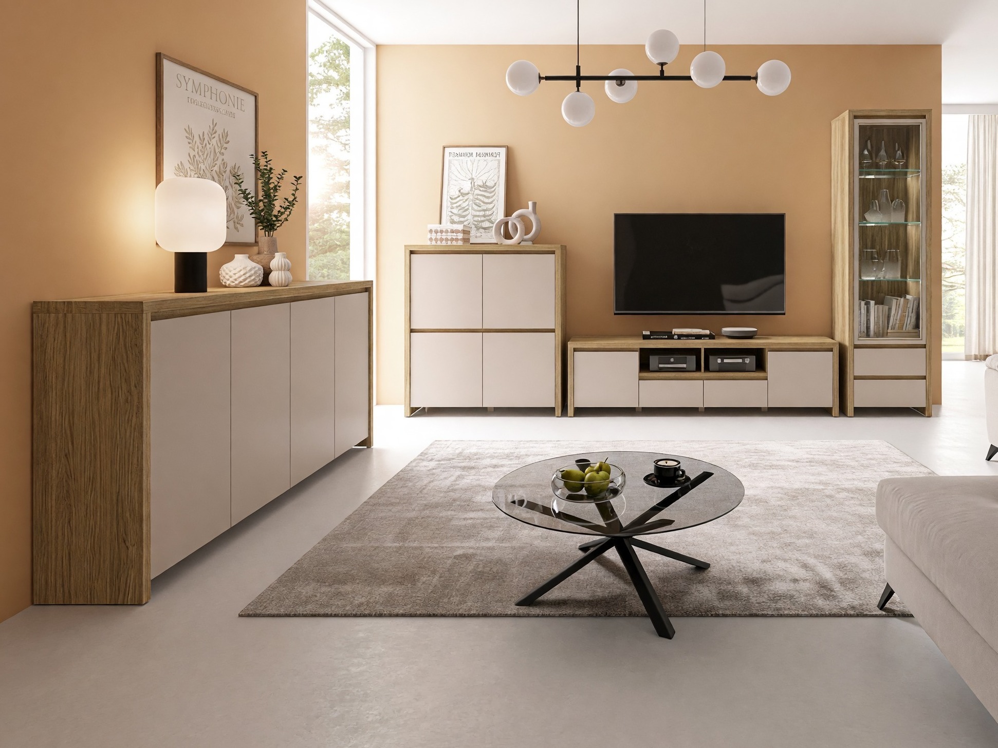 TV stand Nolroma 143 (Oak + Cashmere)