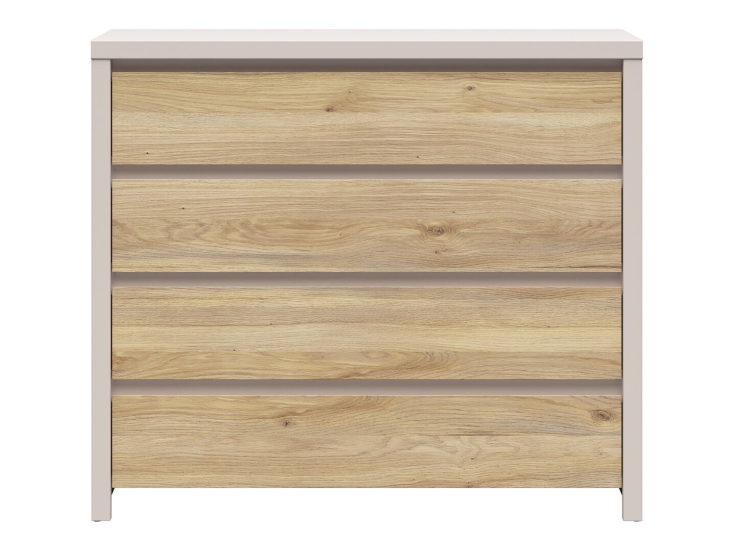 Chest of drawers Nolroma 105 (Cashmere + Oak)