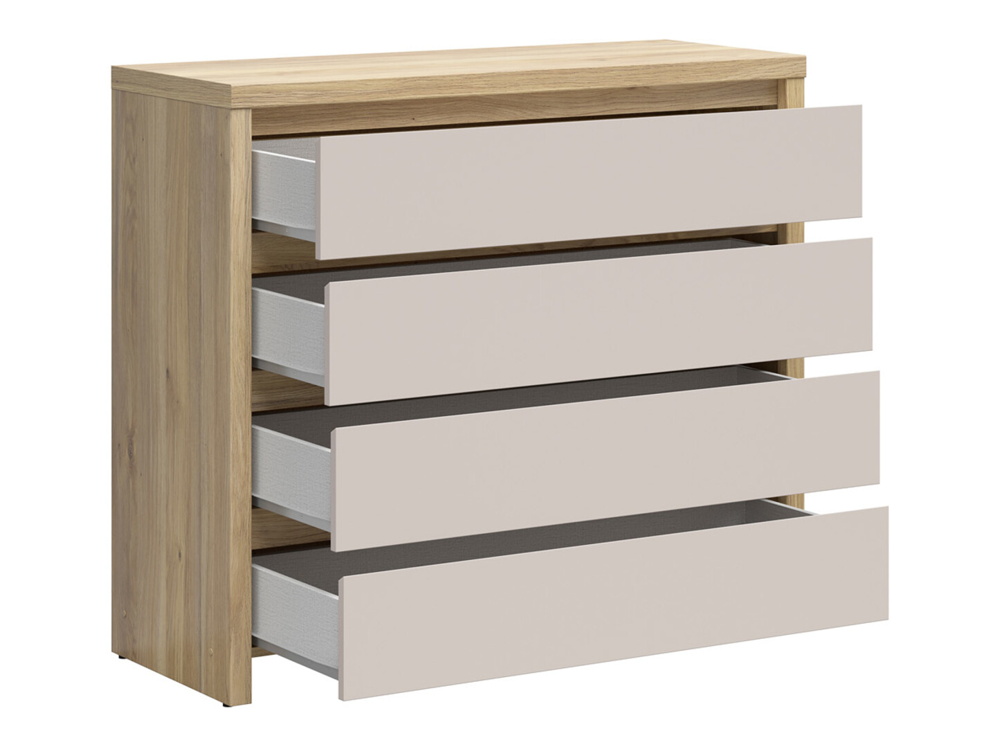 Chest of drawers Nolroma 105 (Oak + Cashmere)