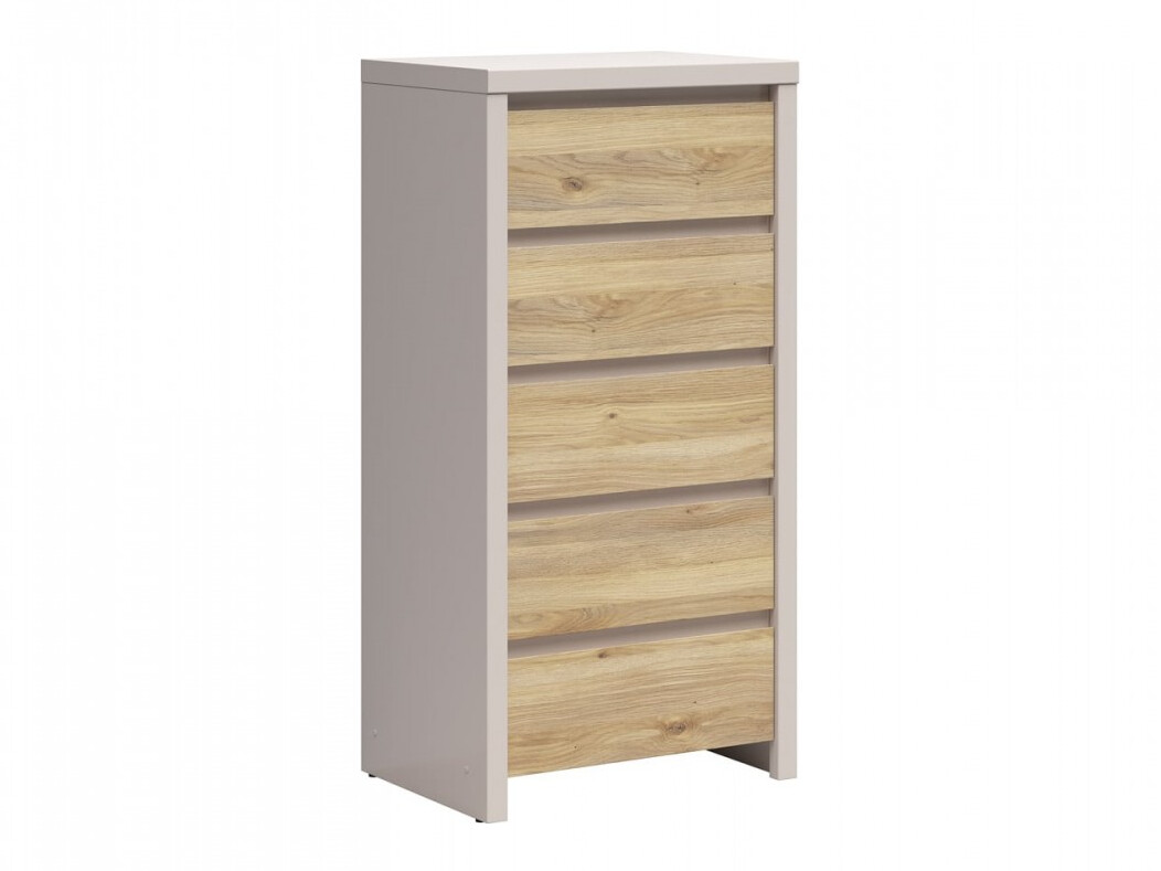 Chest of drawers Nolroma 106 (Cashmere + Oak)