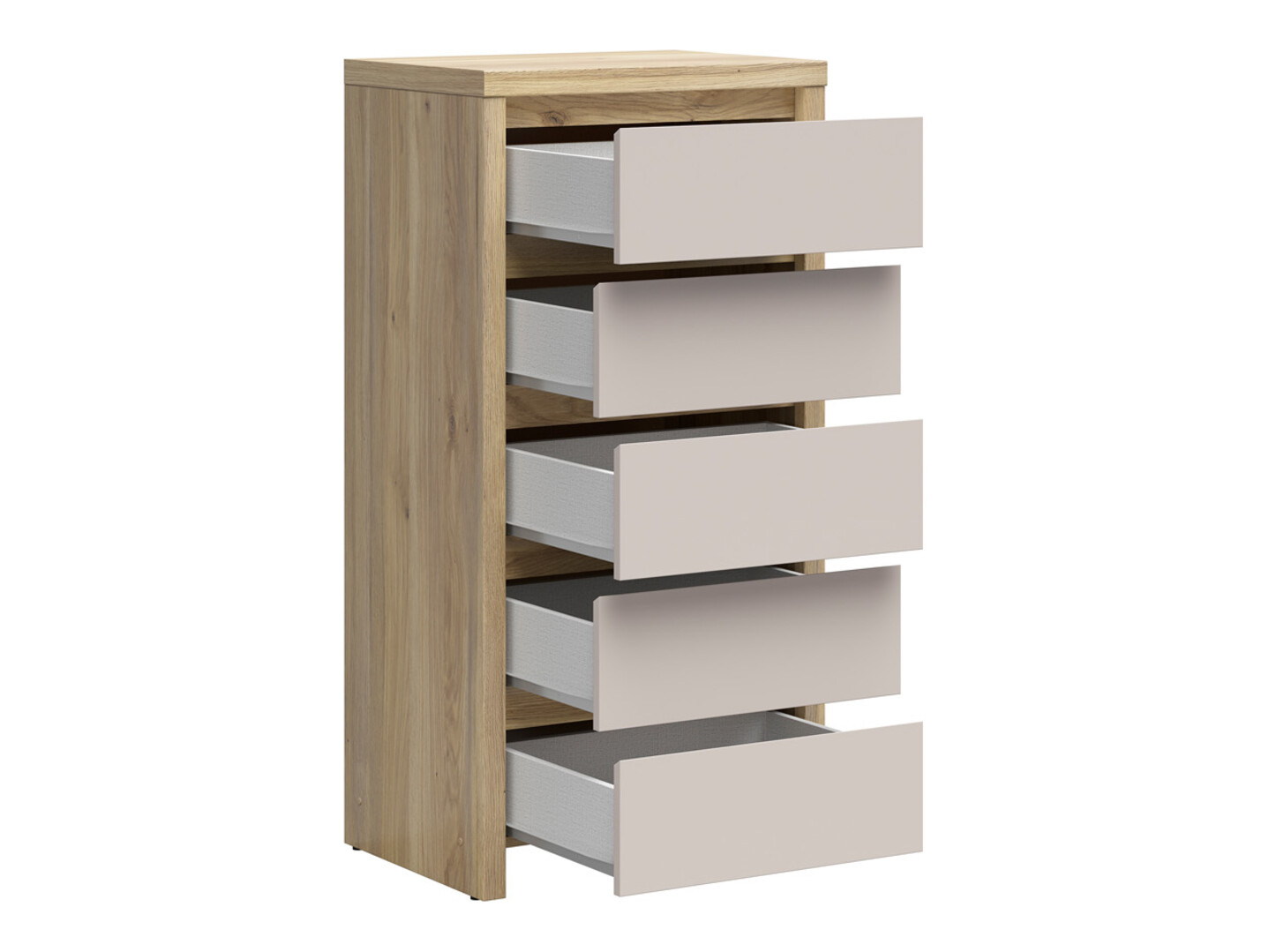 Chest of drawers Nolroma 106 (Oak + Cashmere)