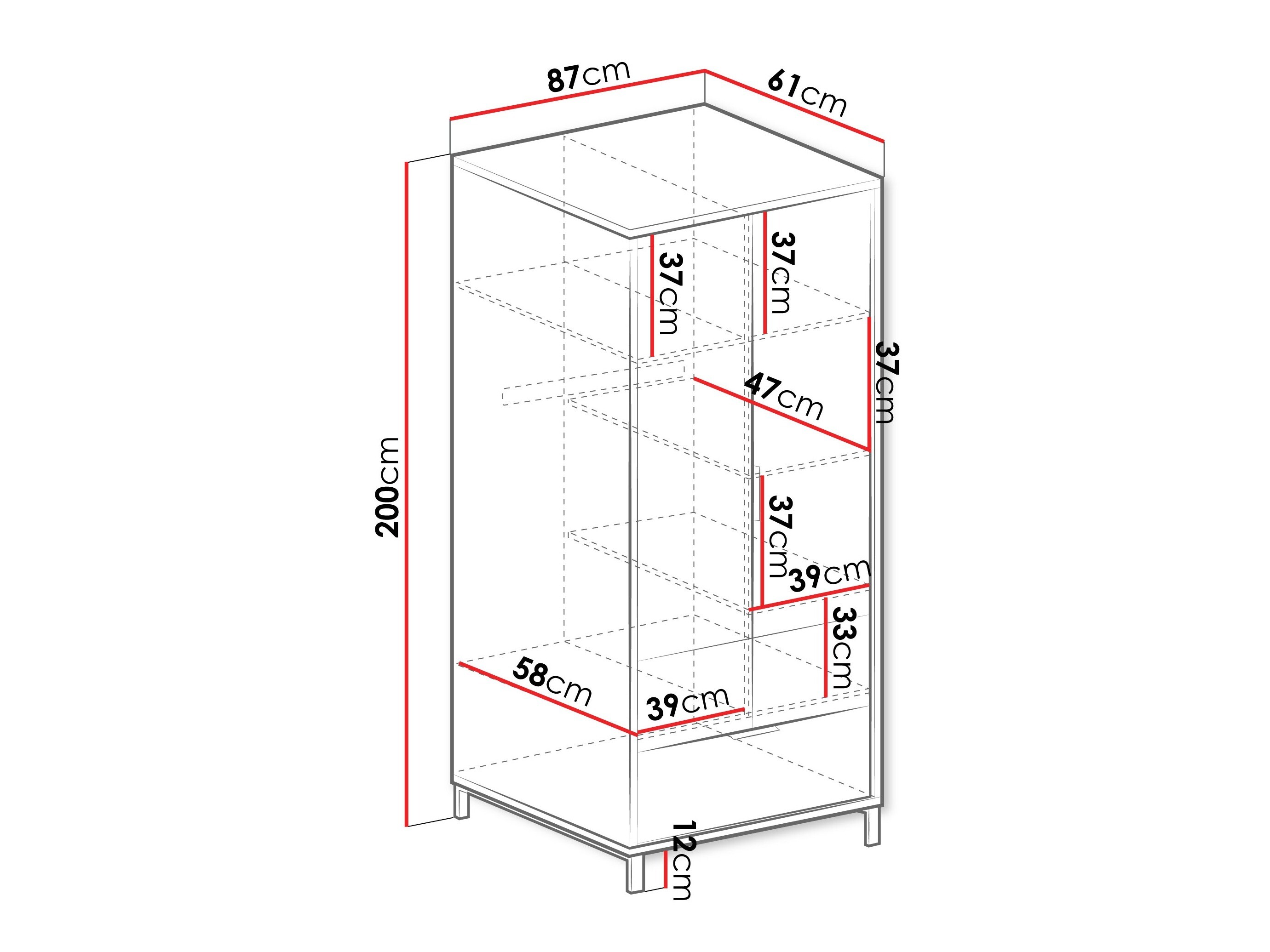 Wardrobe Lorsali 100