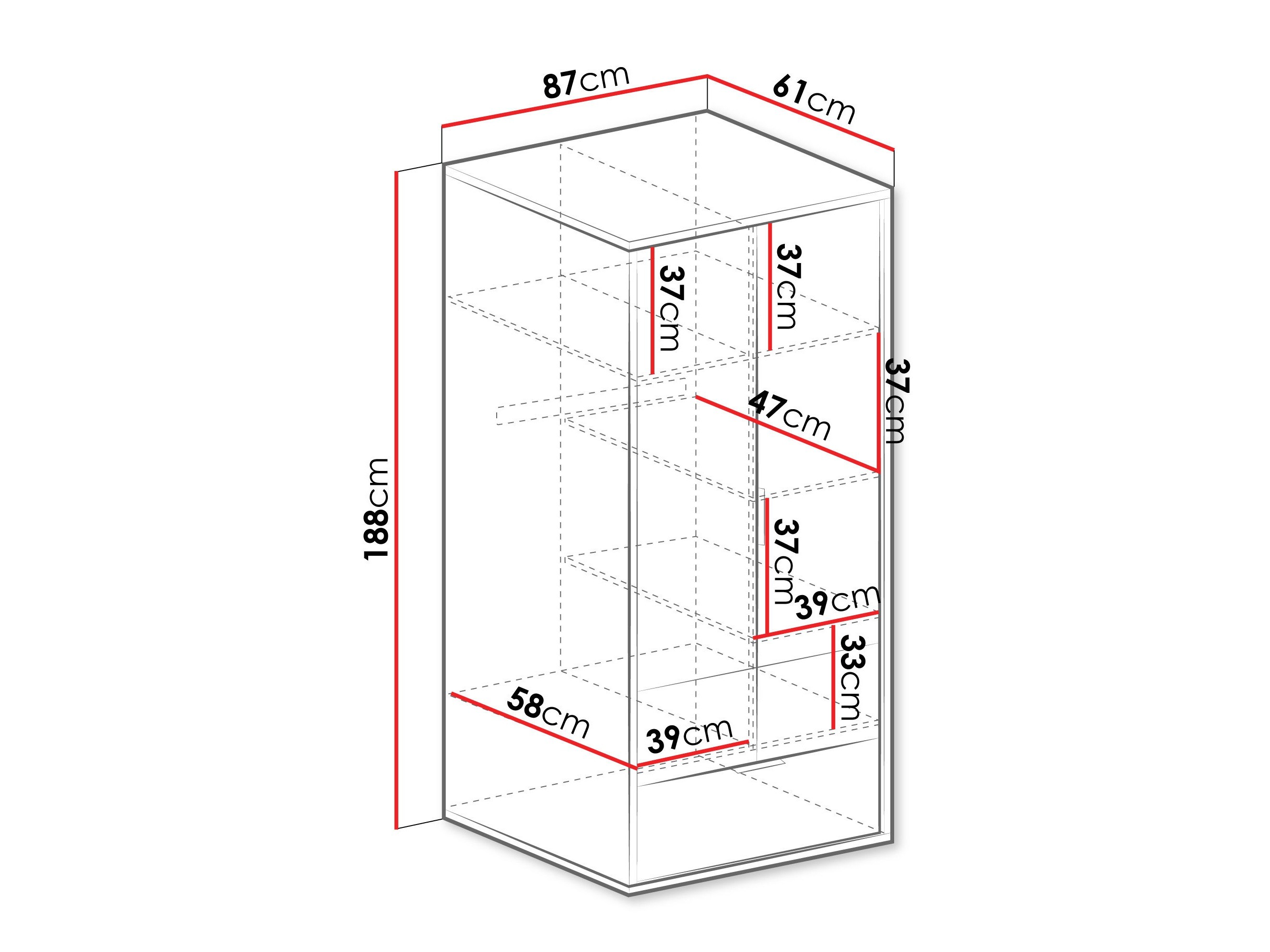 Wardrobe Lorsali 100