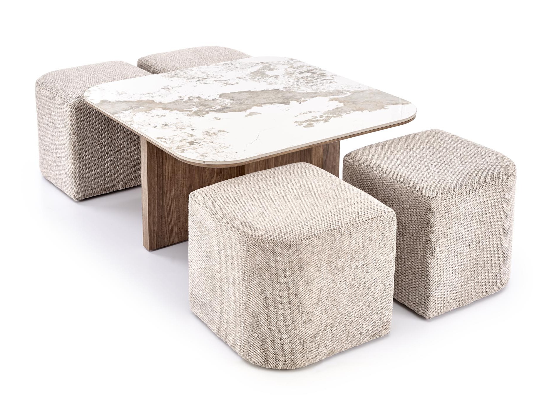 Coffee table Houston 2220 Ottomans included