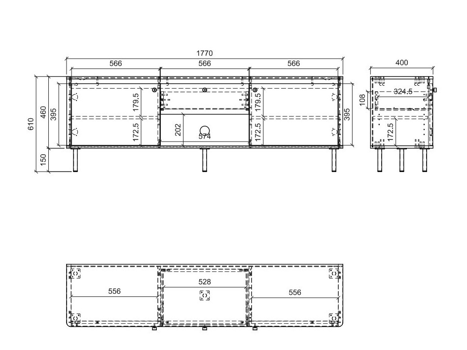 TV stand Veldali 103