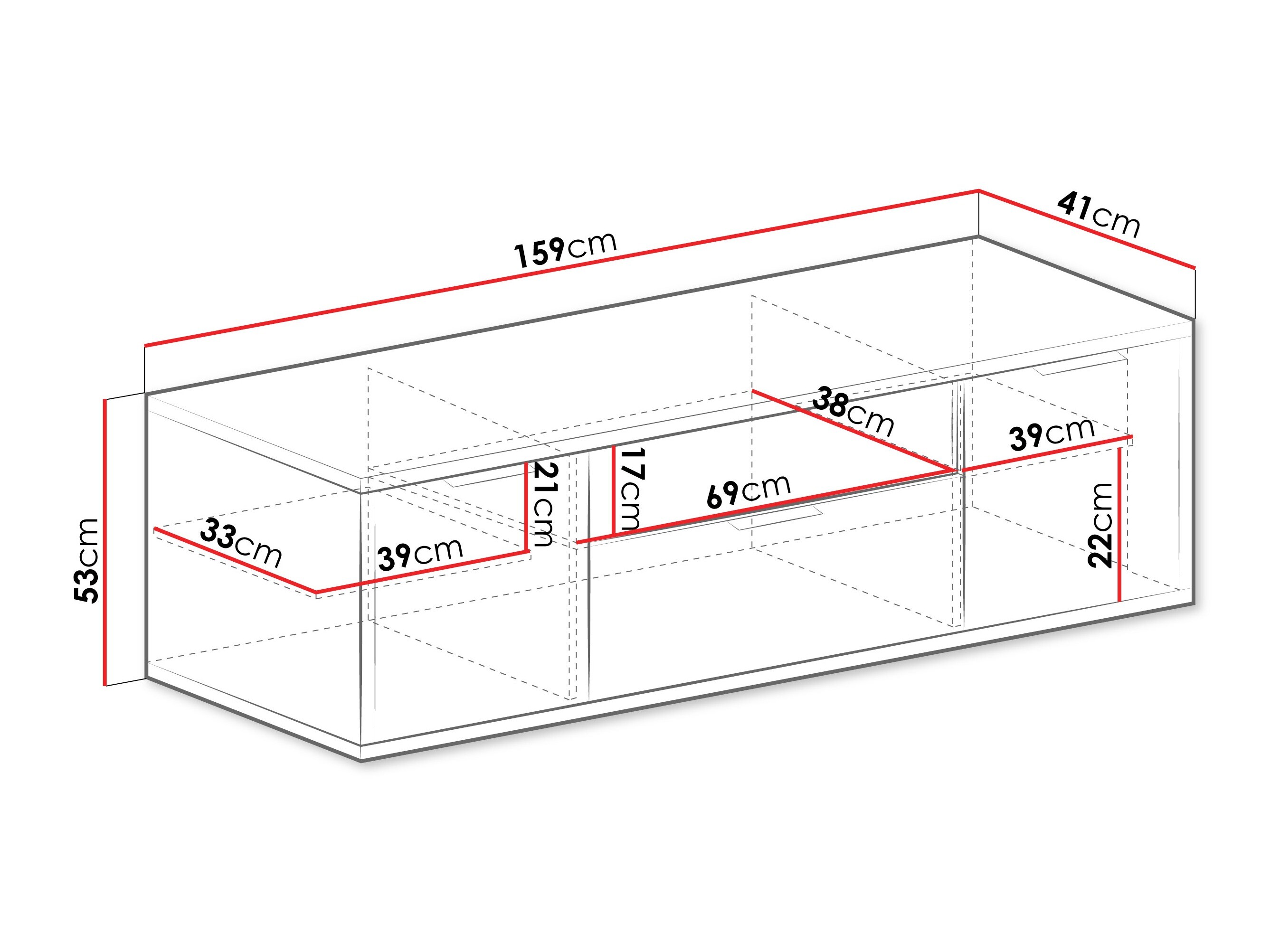 TV stand Lorsali 105