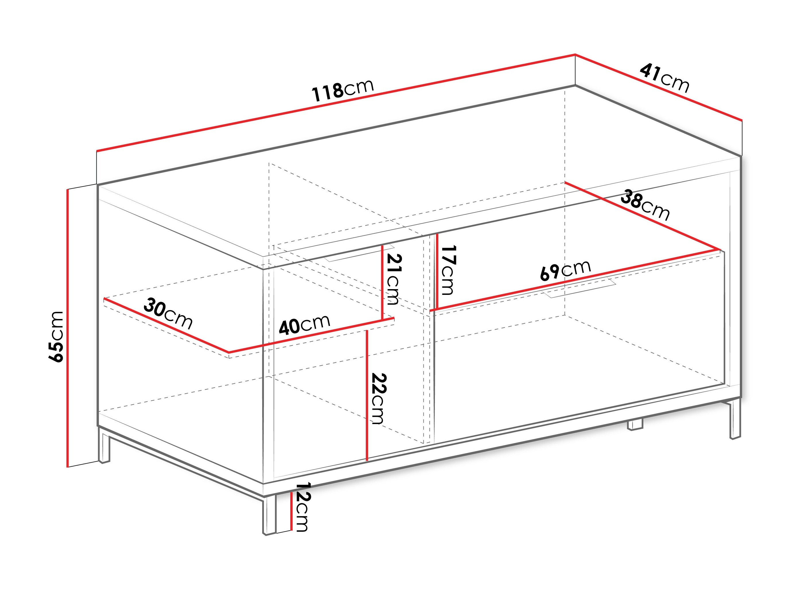 TV stand Lorsali 106