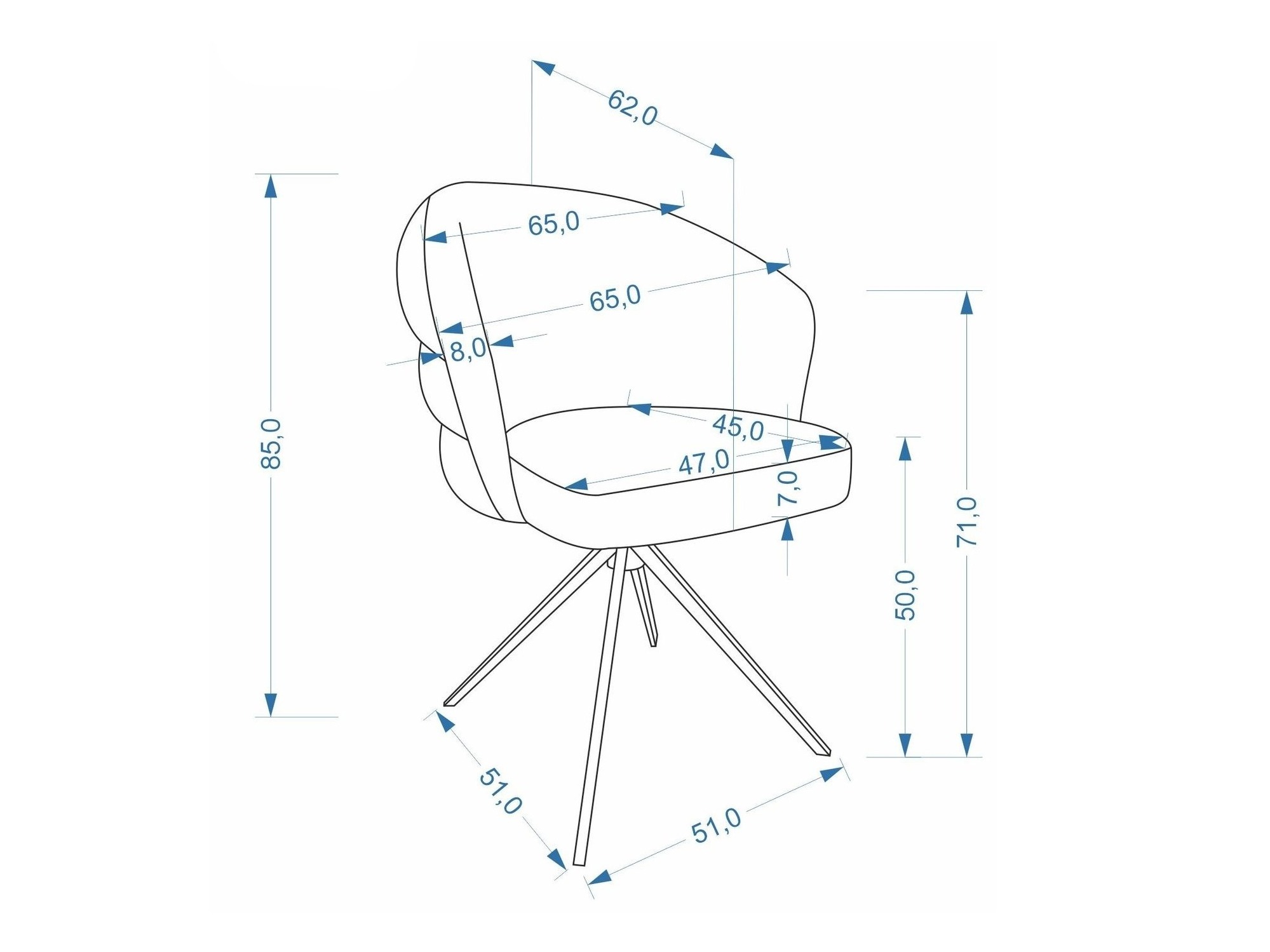 Chair Houston 2224 (Amicasa 02)