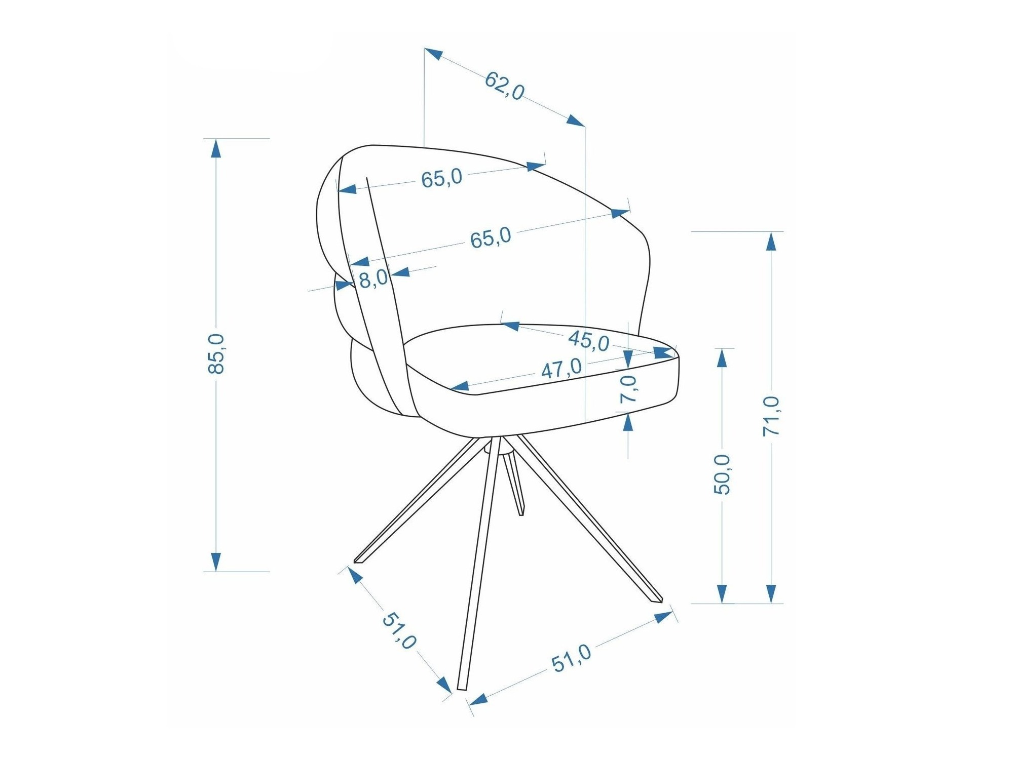 Chair Houston 2224 (Amicasa 09)
