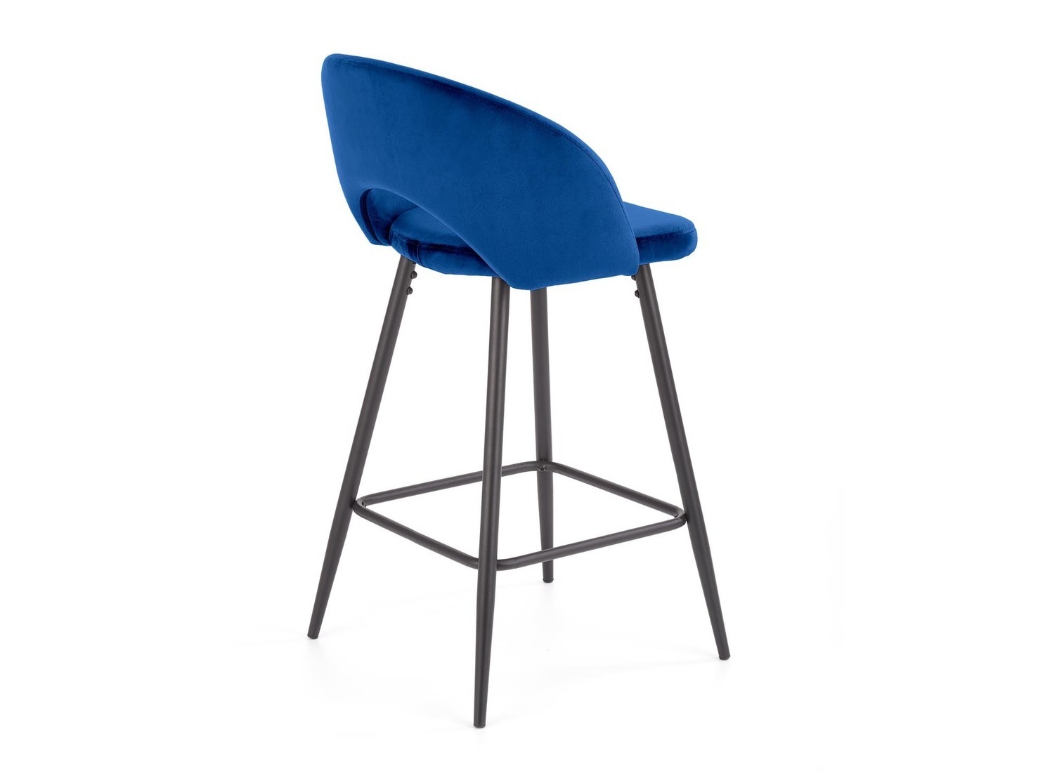 Counter stool Houston 881 (Dark blue + Black)