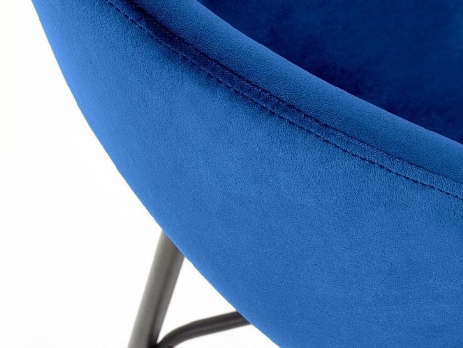 Counter stool Houston 881 (Dark blue + Black)