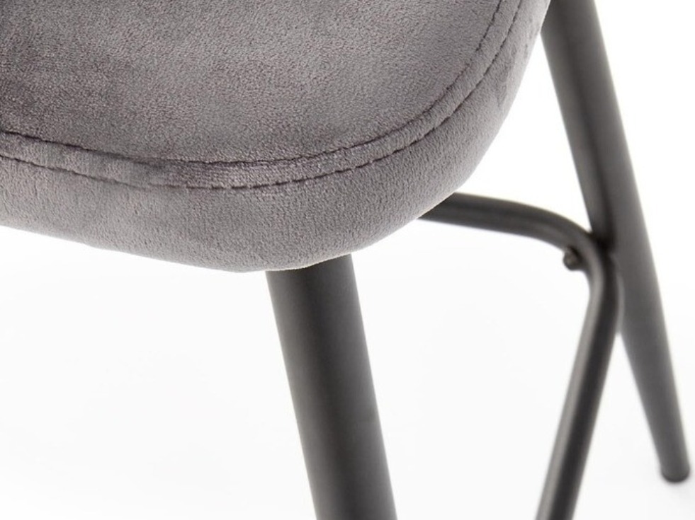 Counter stool Houston 881 (Grey + Black)