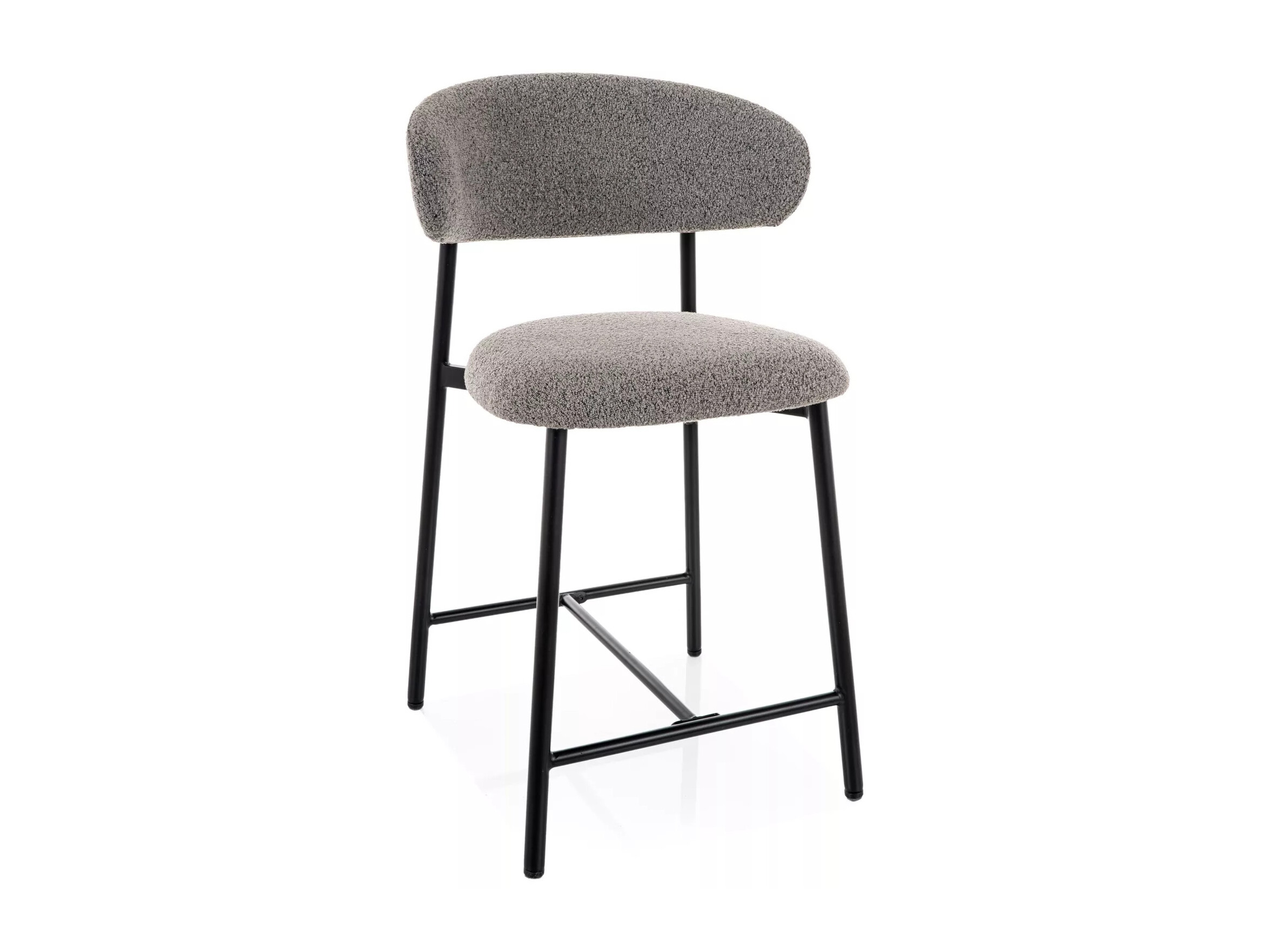 Counter stool Detroit 1062 (Grey + Black)