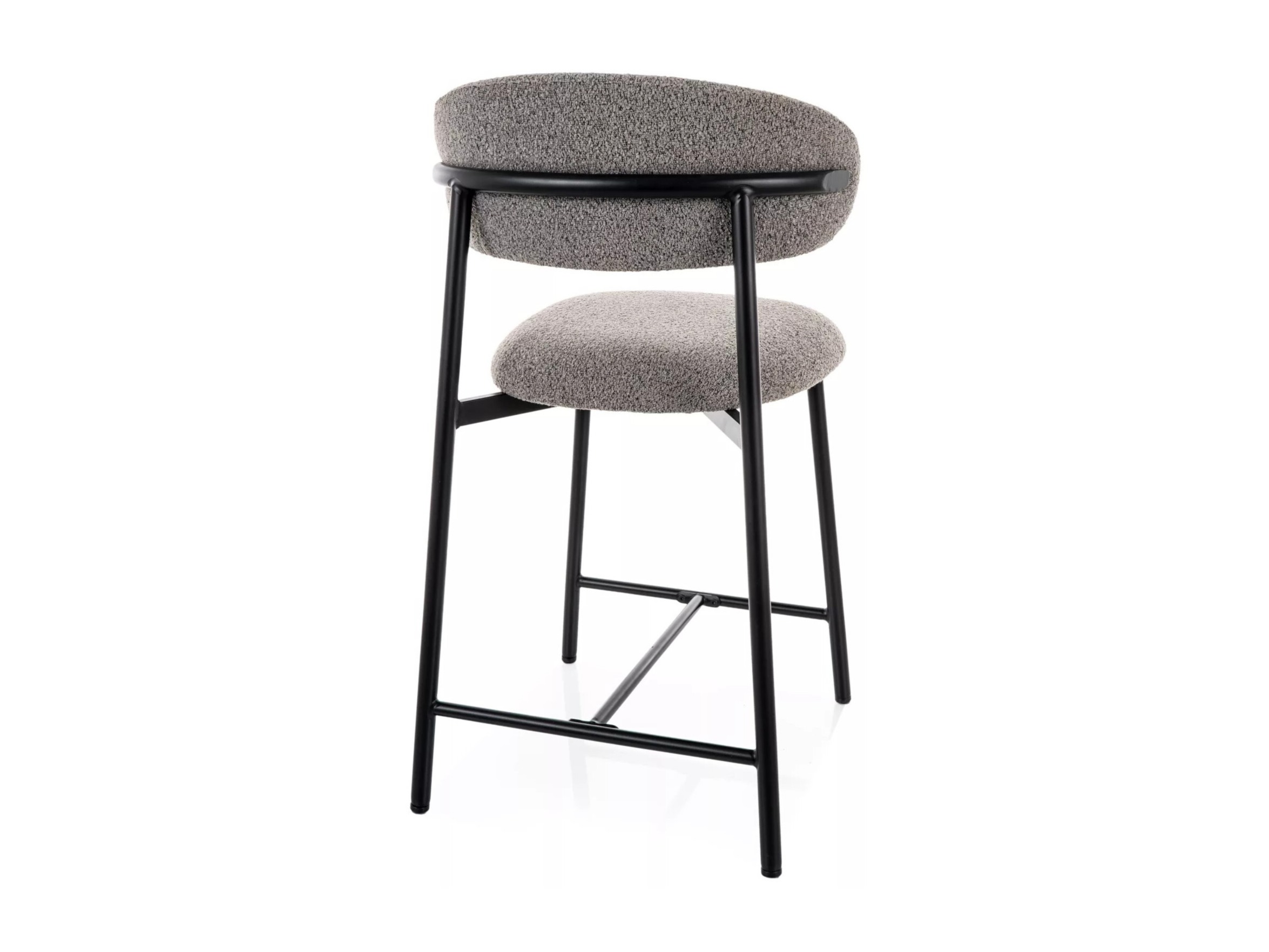 Counter stool Detroit 1062 (Grey + Black)