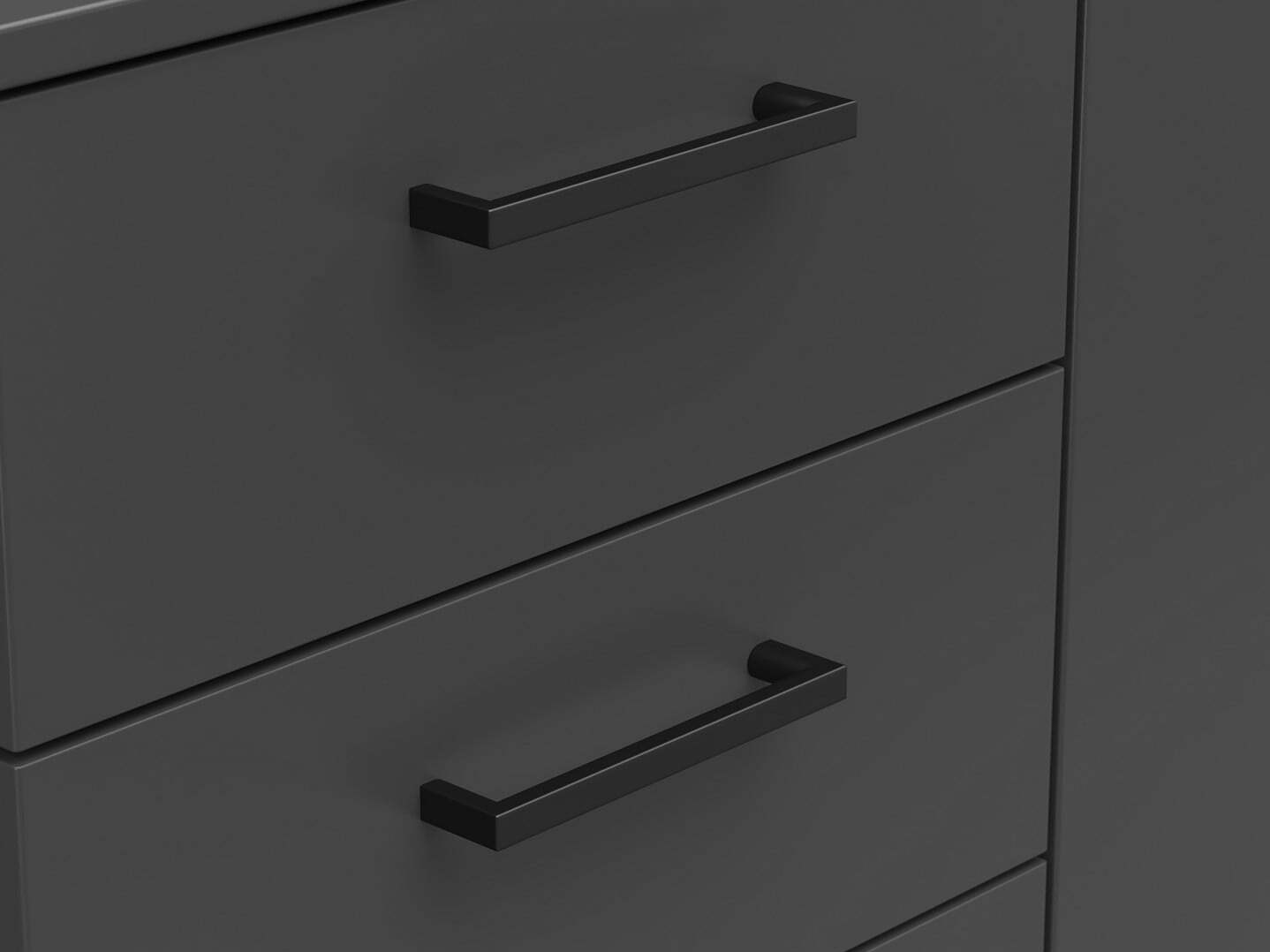 Chest of drawers Fenopha 178 (Graphite)