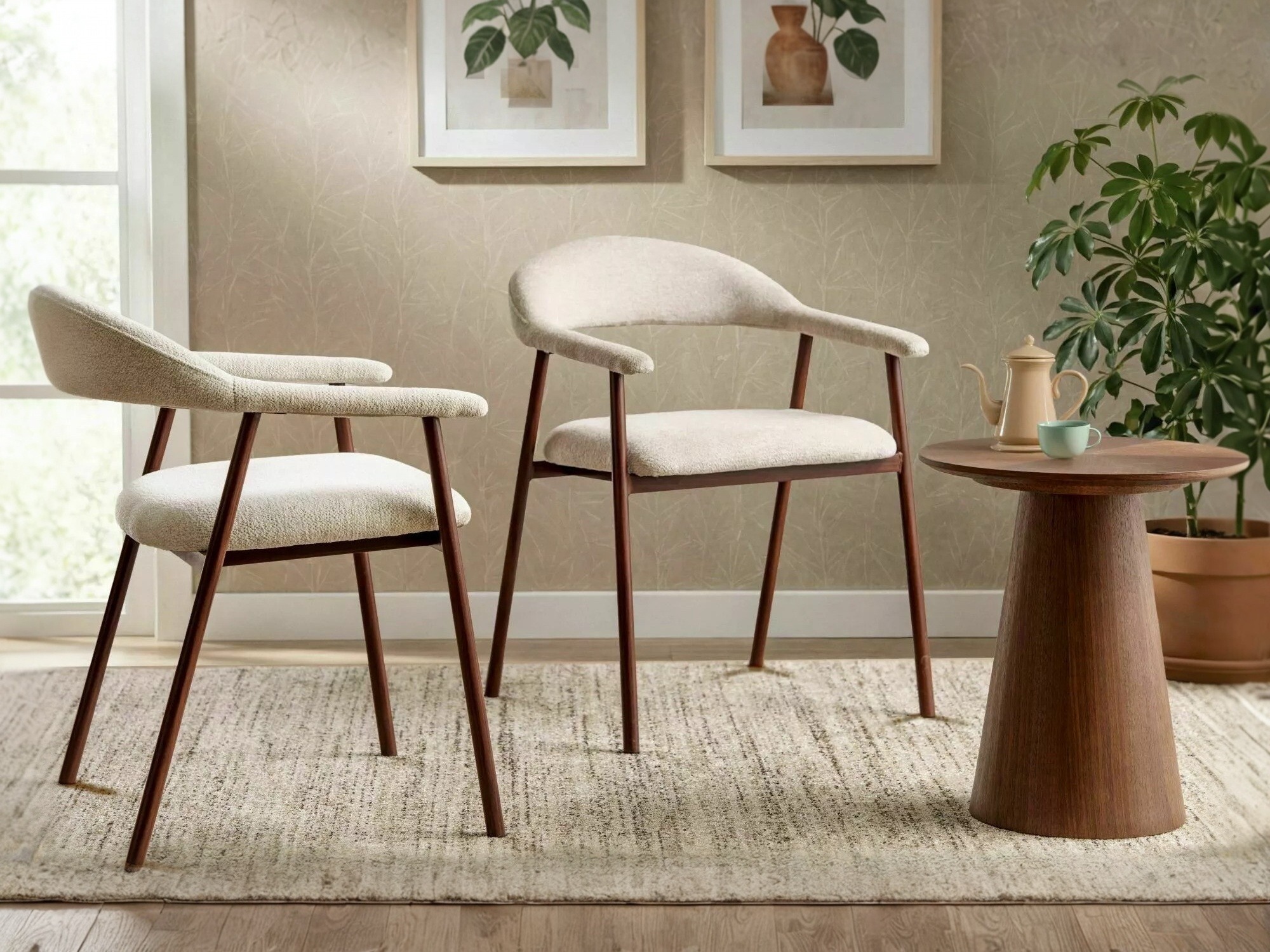Side table Detroit 1065 (Dark walnut)