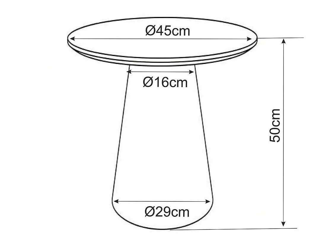 Side table Detroit 1065 (Oak)