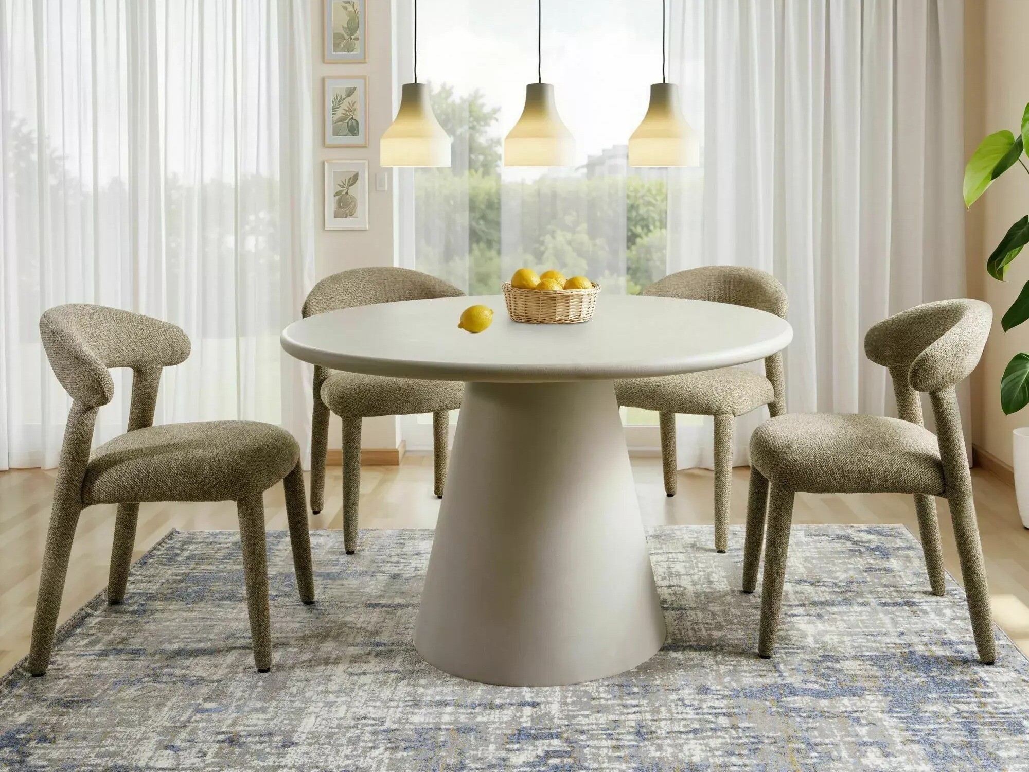 Table Detroit 1069 (Light grey)