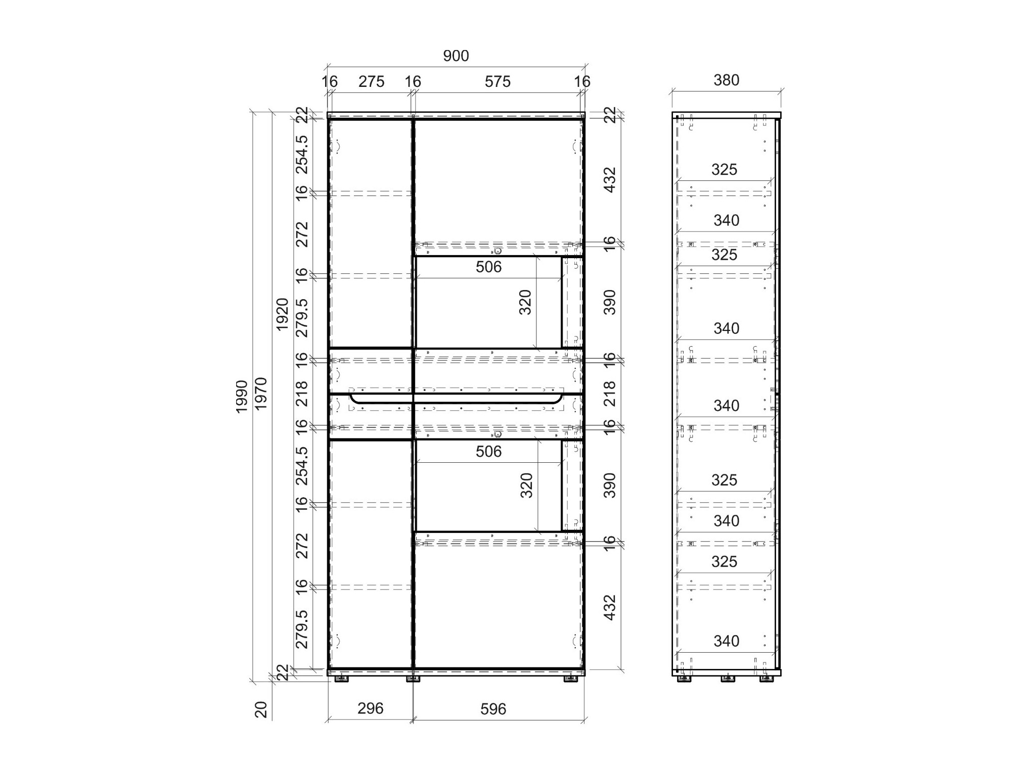 Bookcase Lirfela 106
