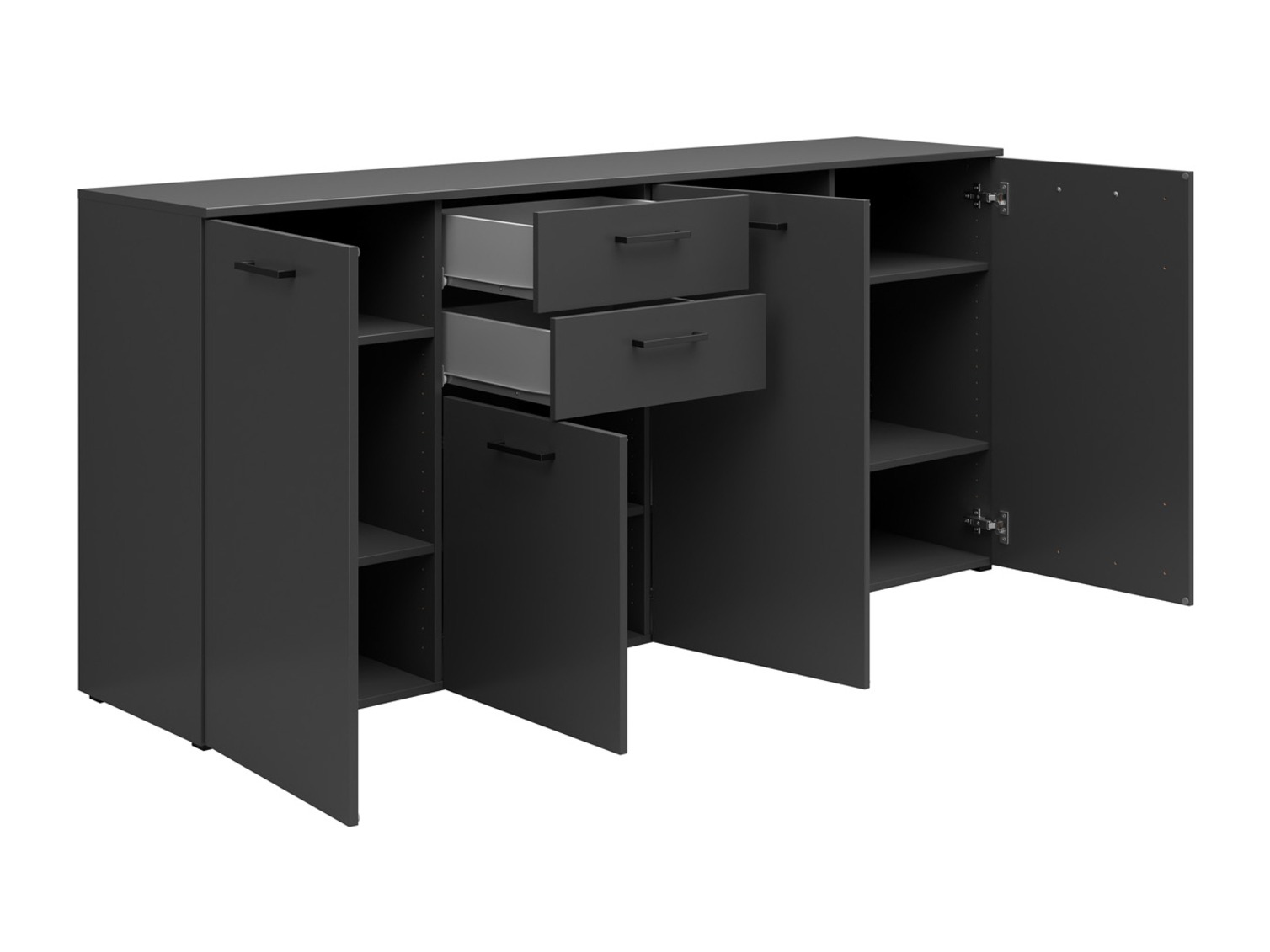 Chest of drawers Fenopha 206 (Graphite)