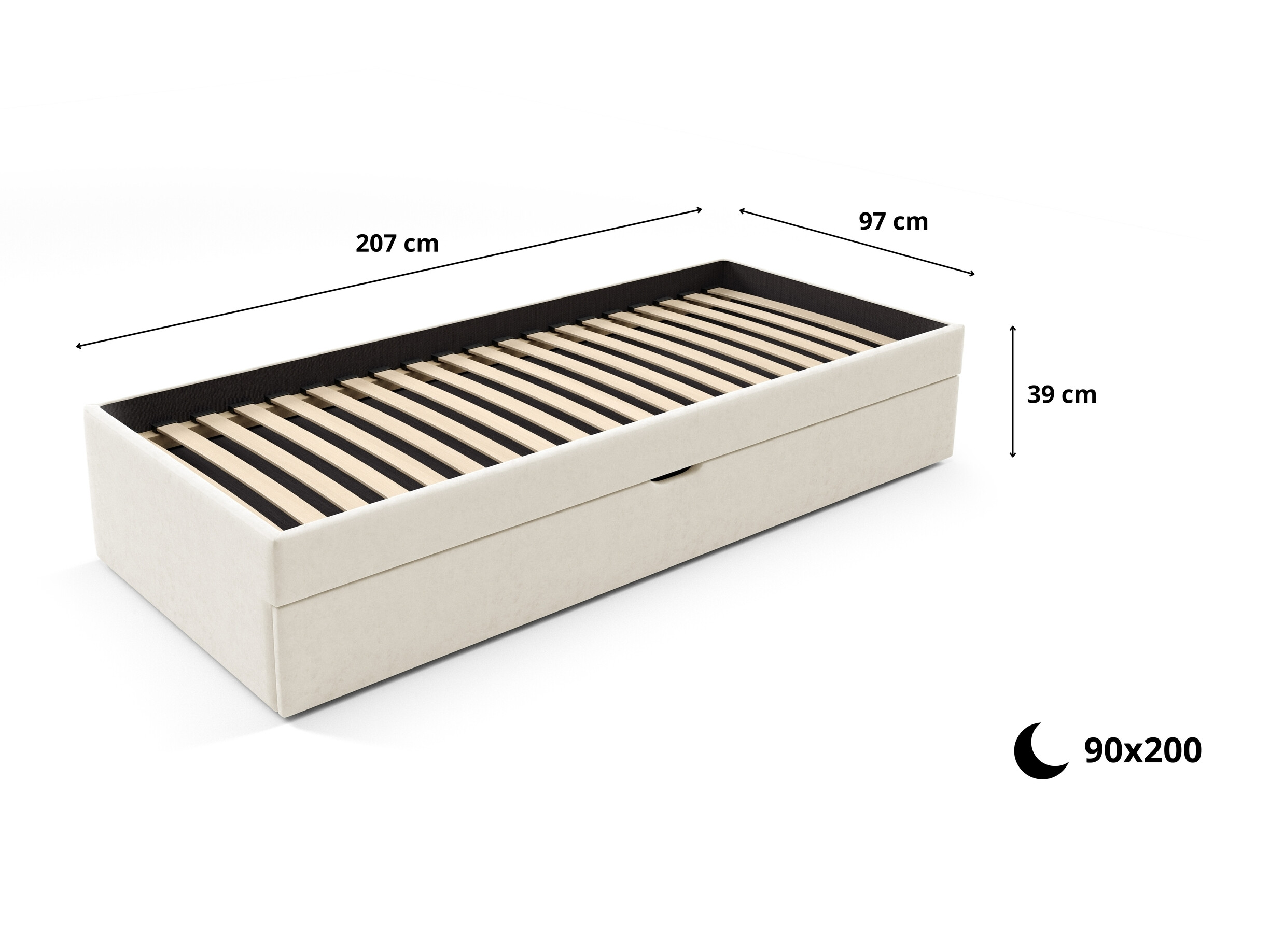 Bed Franklin 229 (Magic Velvet 2258)