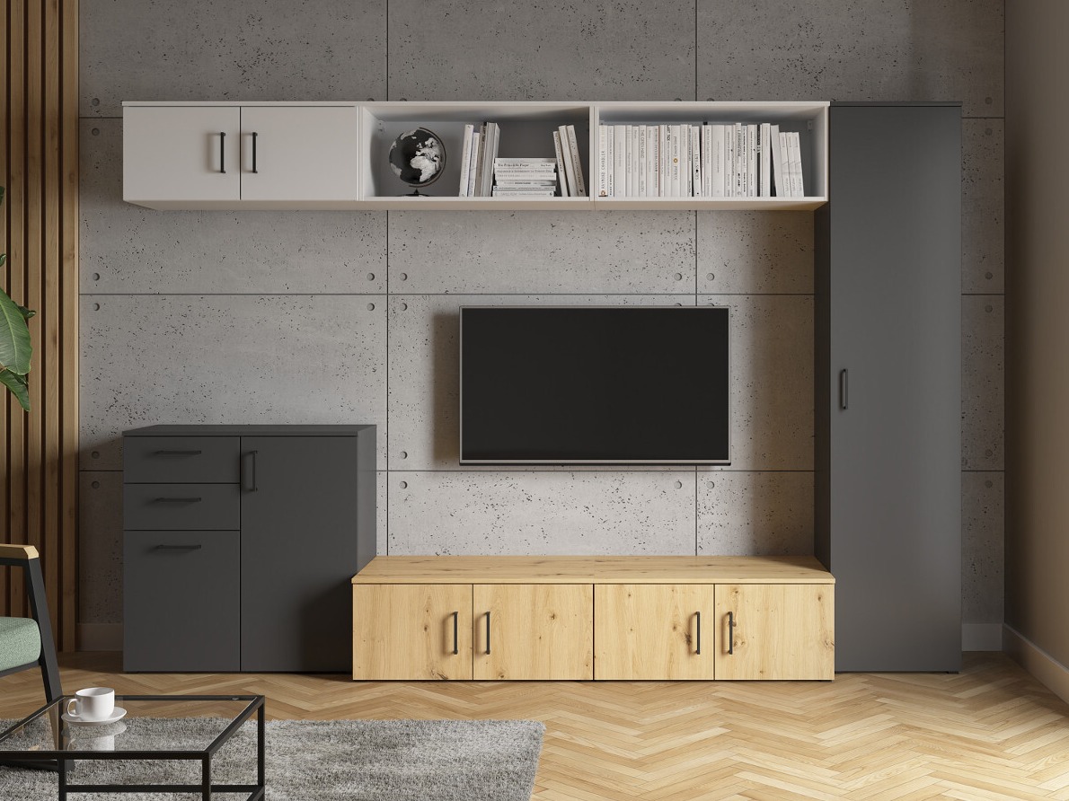 Bookcase Fenopha 207 (Graphite)