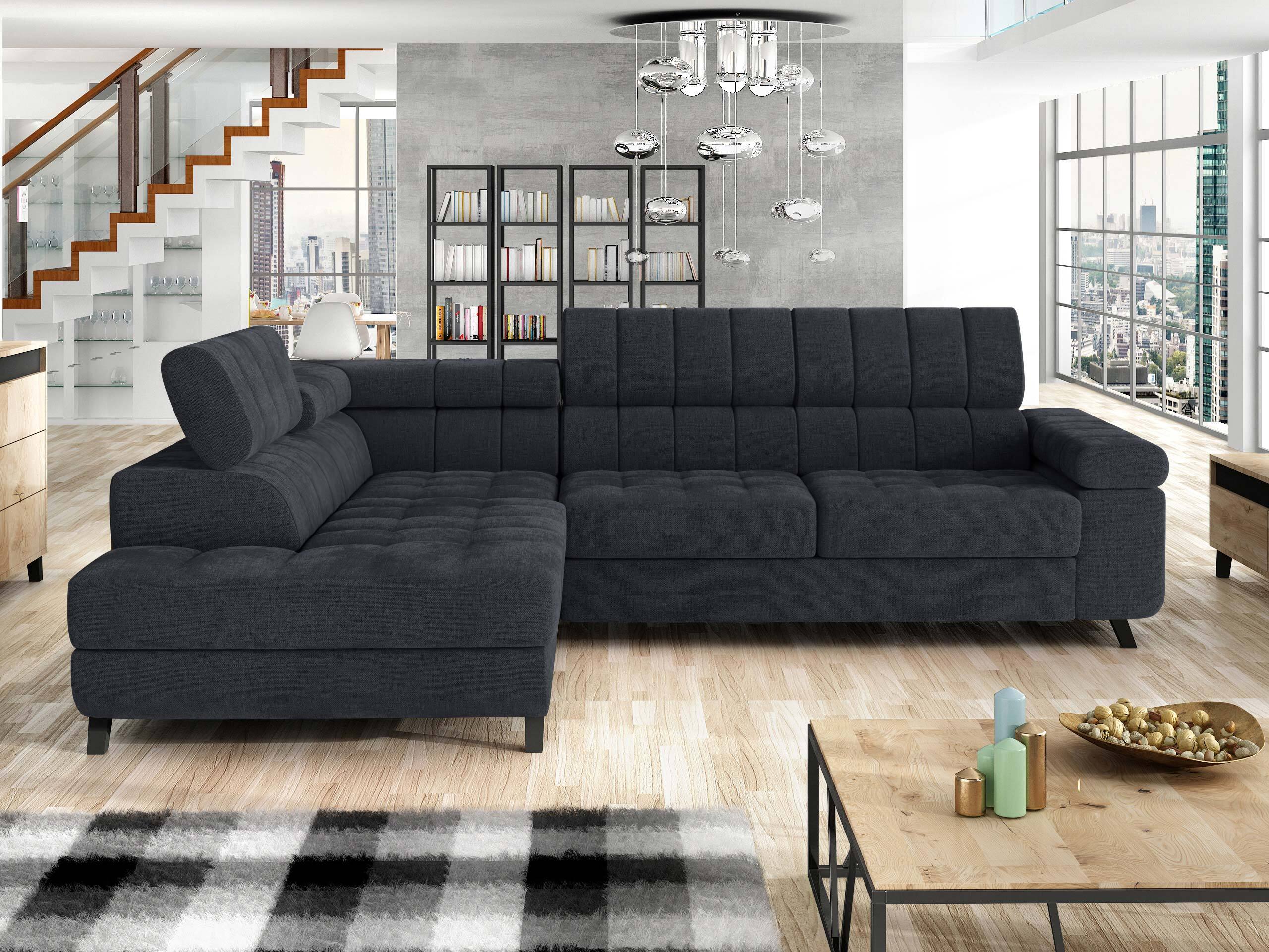 Corner sofa Comfivo Agnus (Spirit Black)