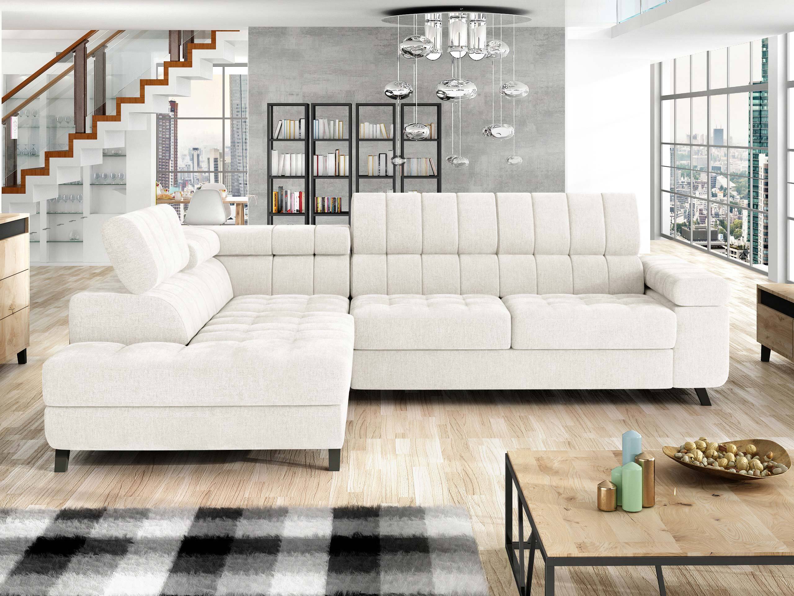 Corner sofa Comfivo Agnus (Spirit White)