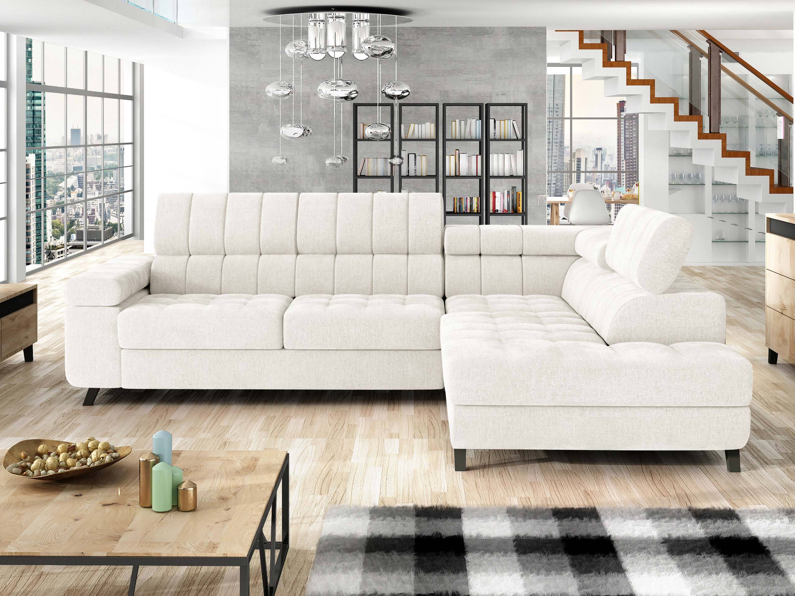 Corner sofa Comfivo Agnus (Spirit White)