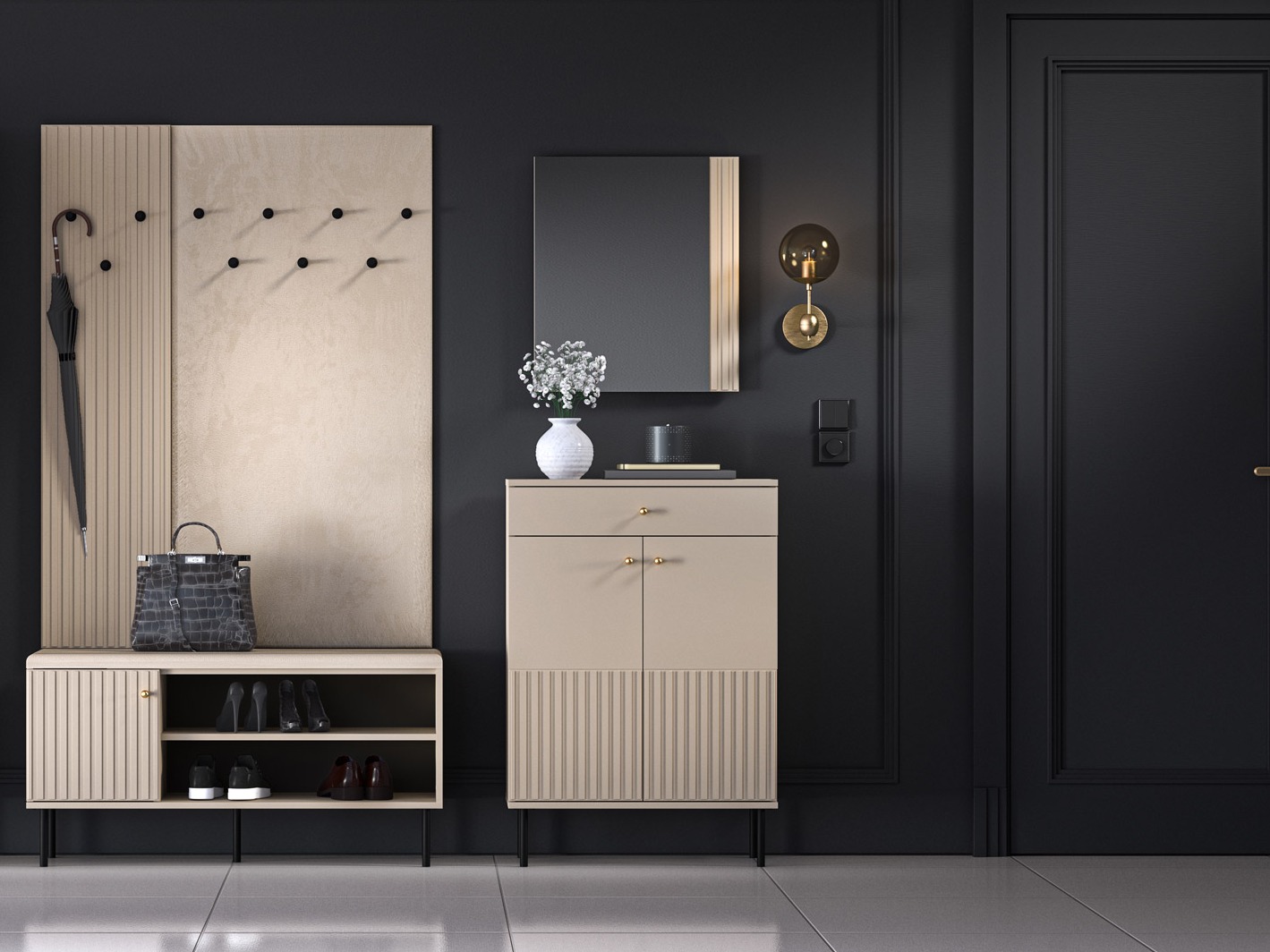 Shoe cabinet Marmeli 115