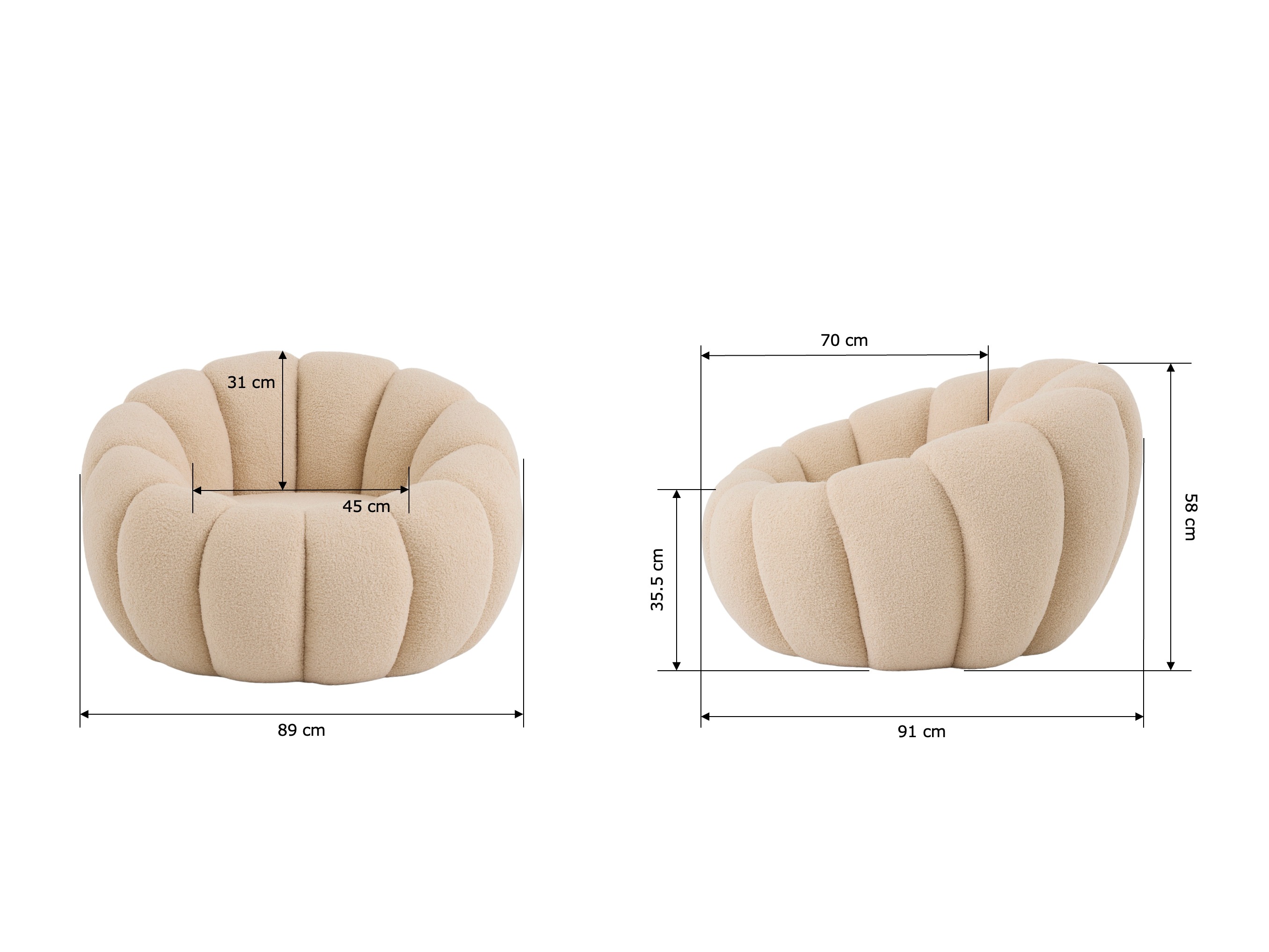 Armchair Comfivo Luxas