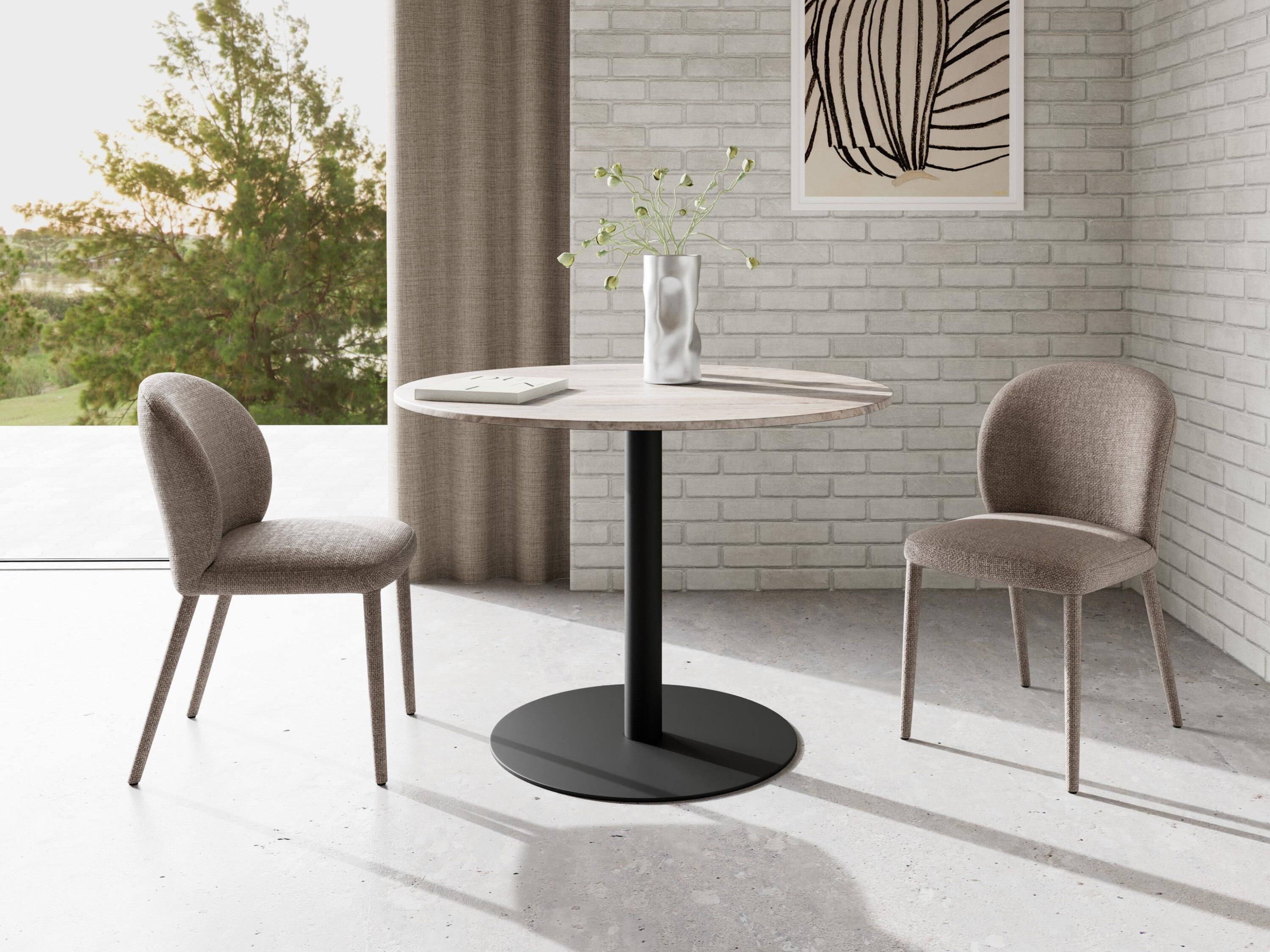 Chair Norsica 1107 (Grey brown)