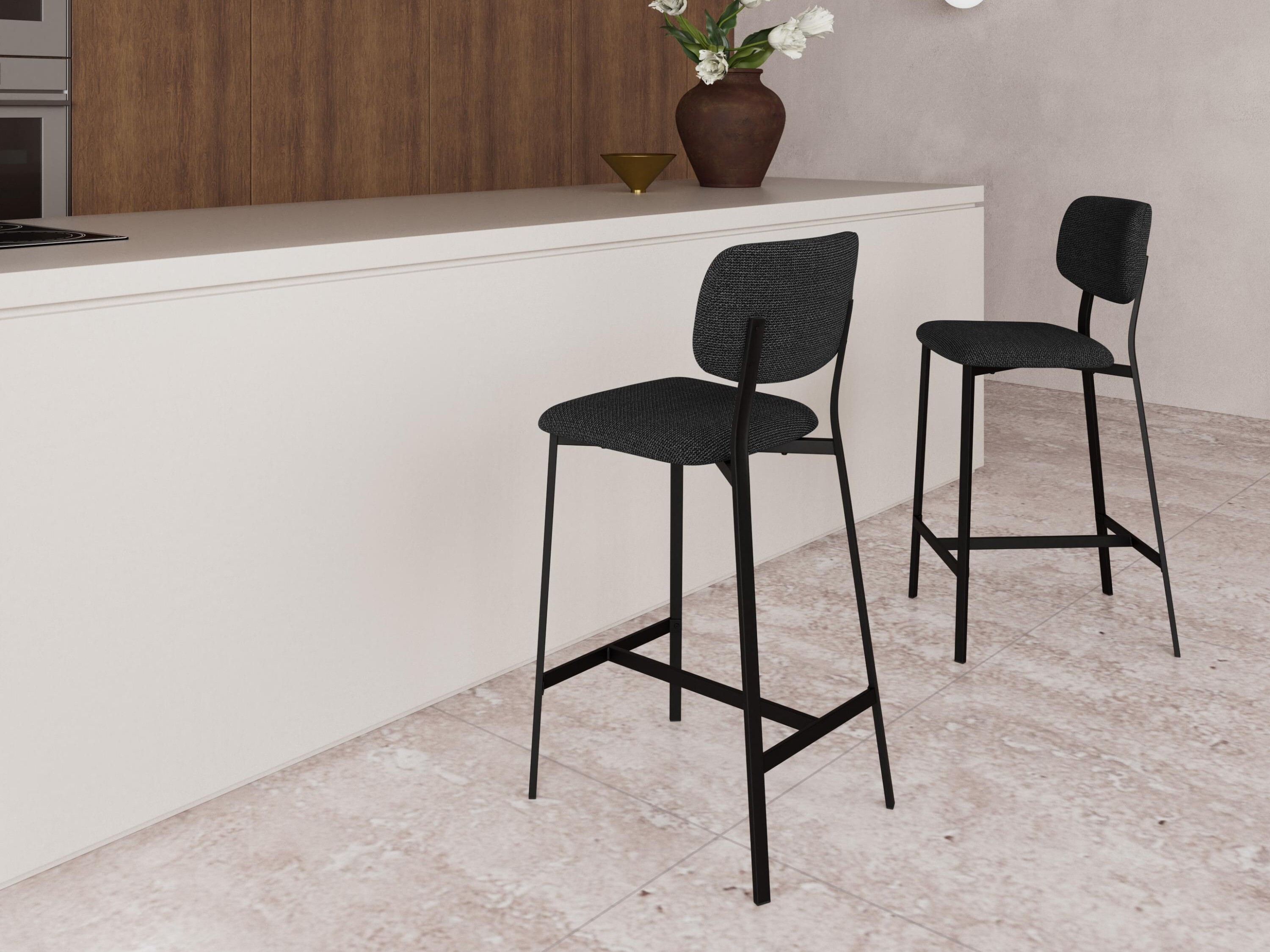 Bar stool Norsica 1109 (Black)