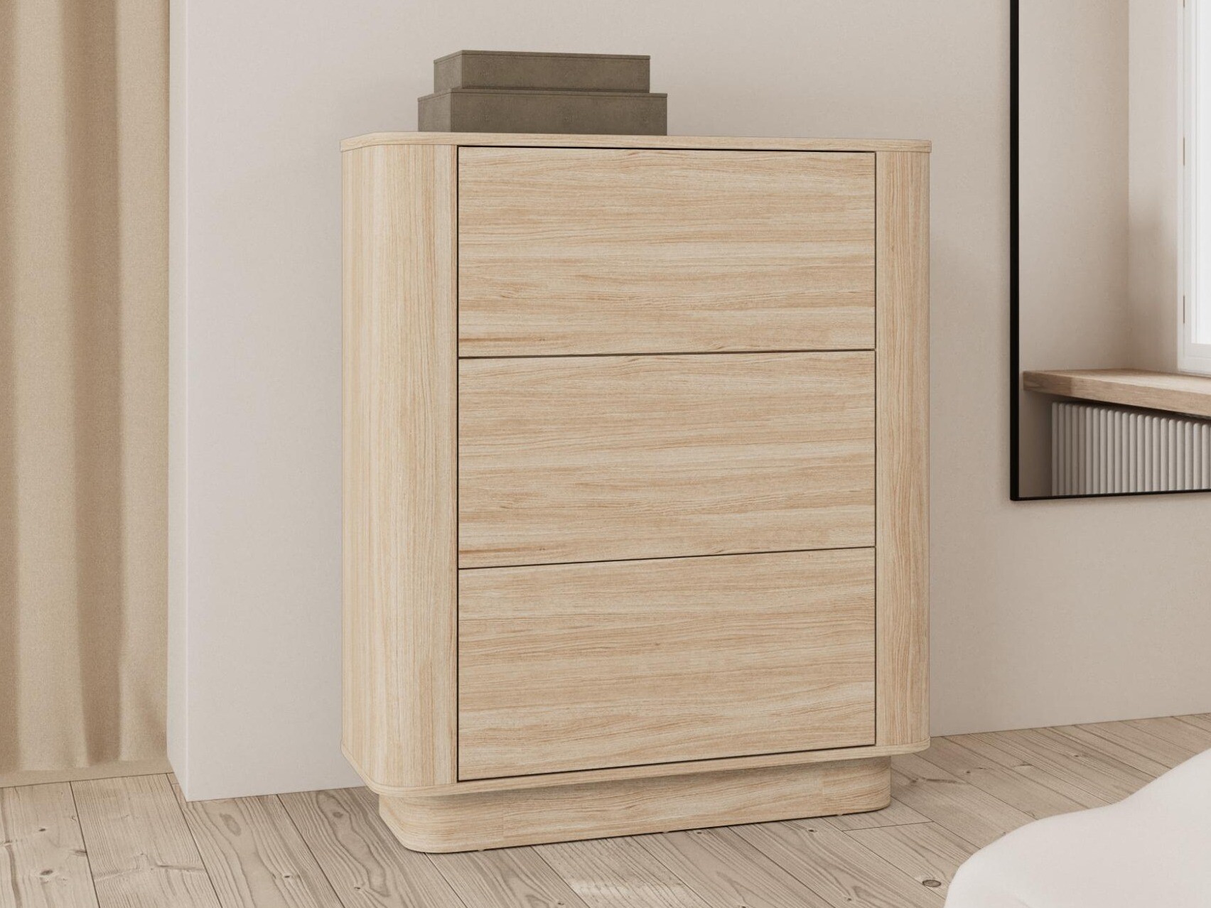 Chest of drawers Norsica 1108 (Light oak)