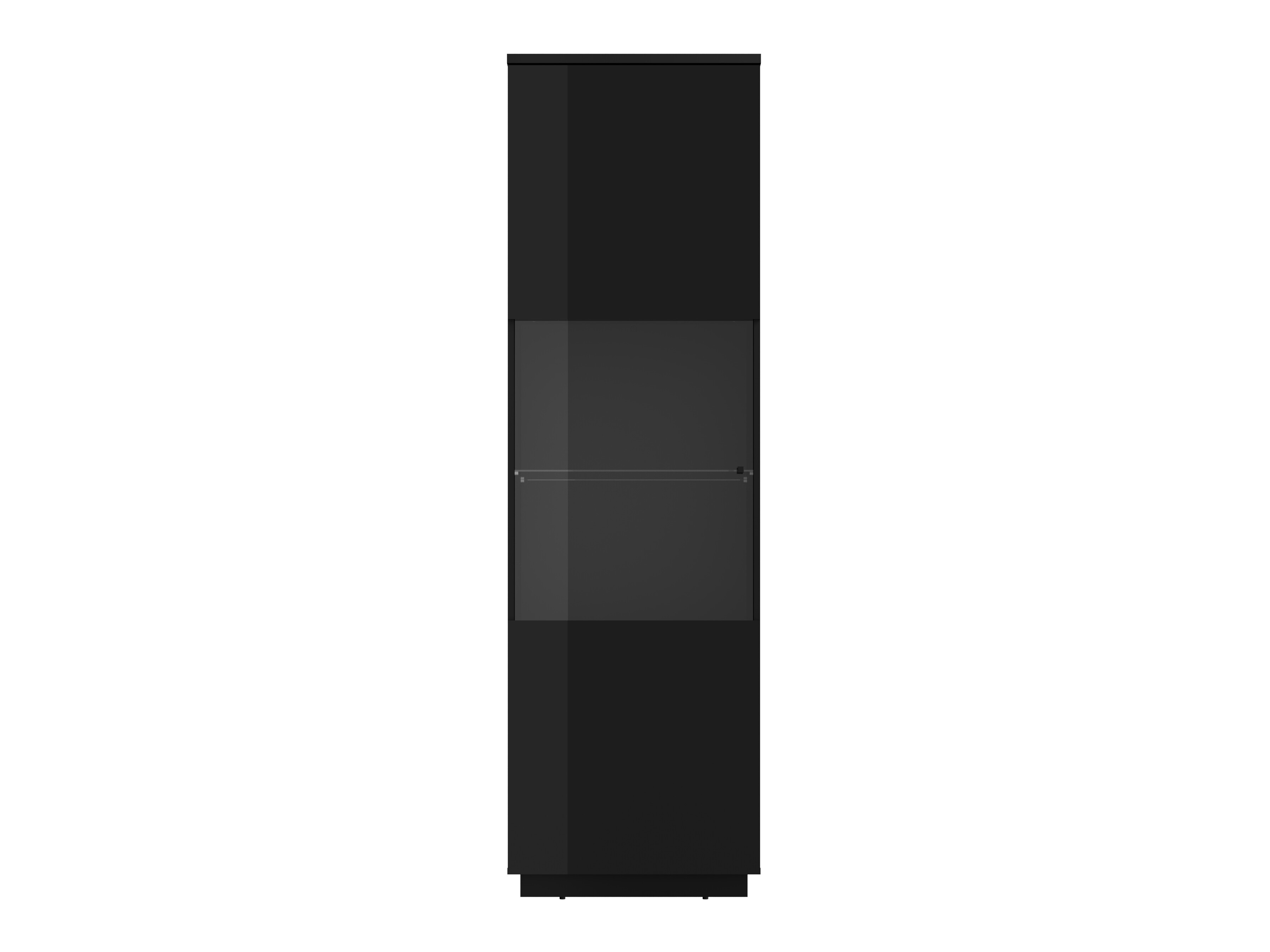 Bookcase Talevaro 101 (Black + Glossy black)
