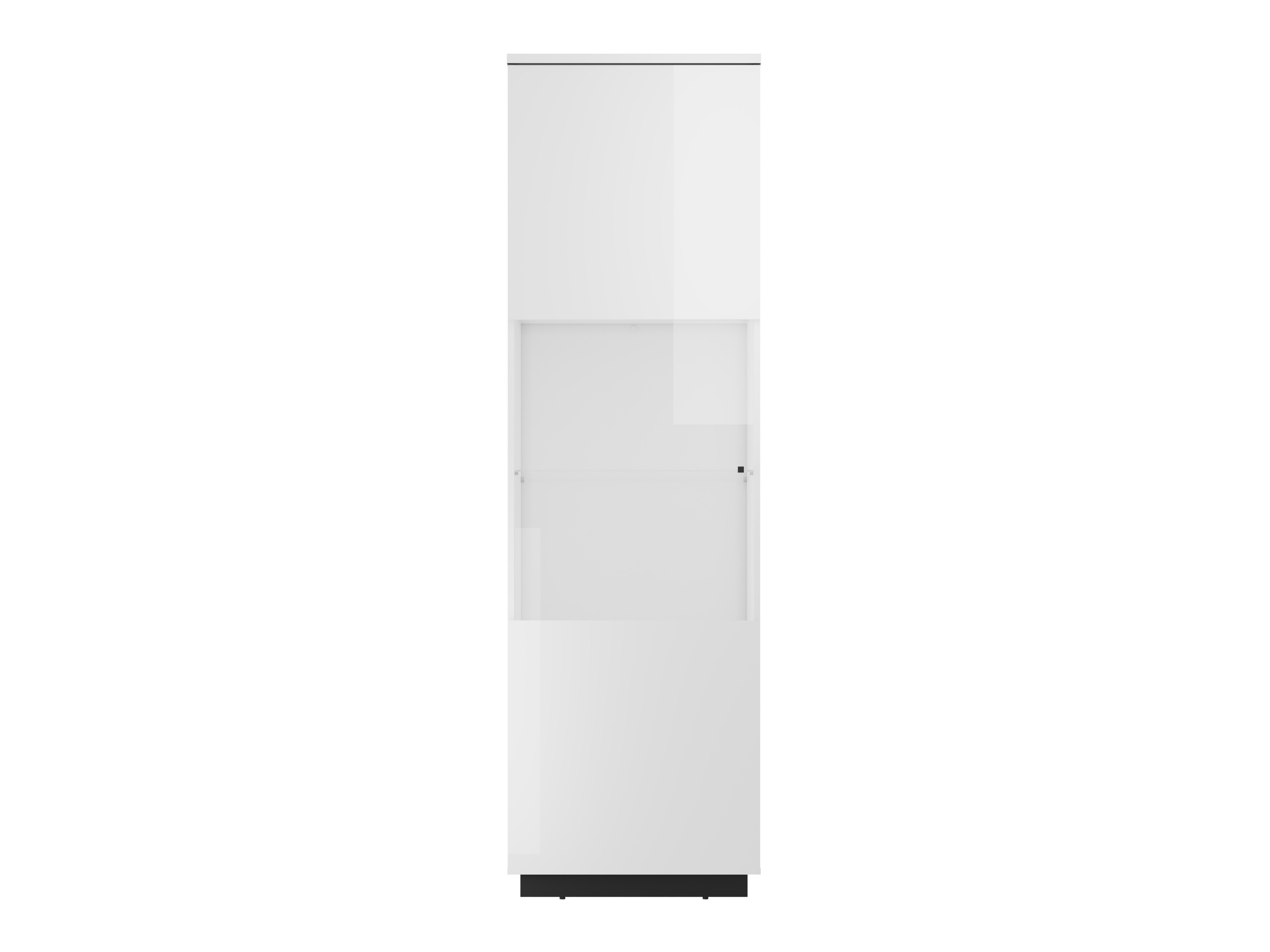 Bookcase Talevaro 101 (White + Glossy white)