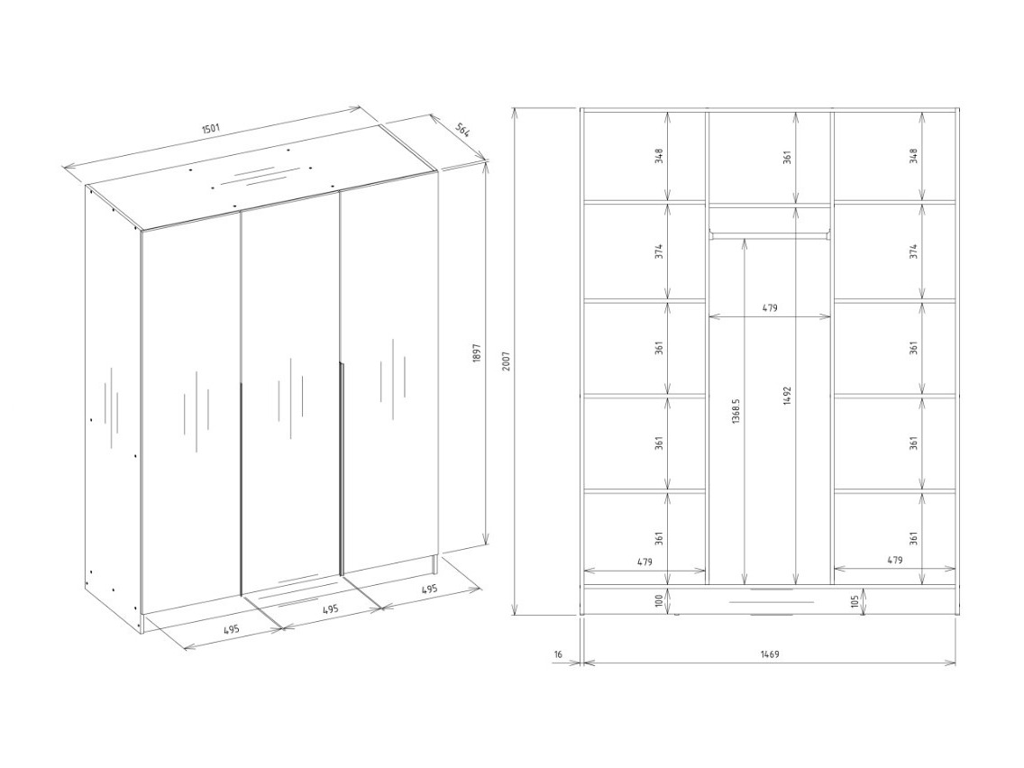 Wardrobe Mandeville 398