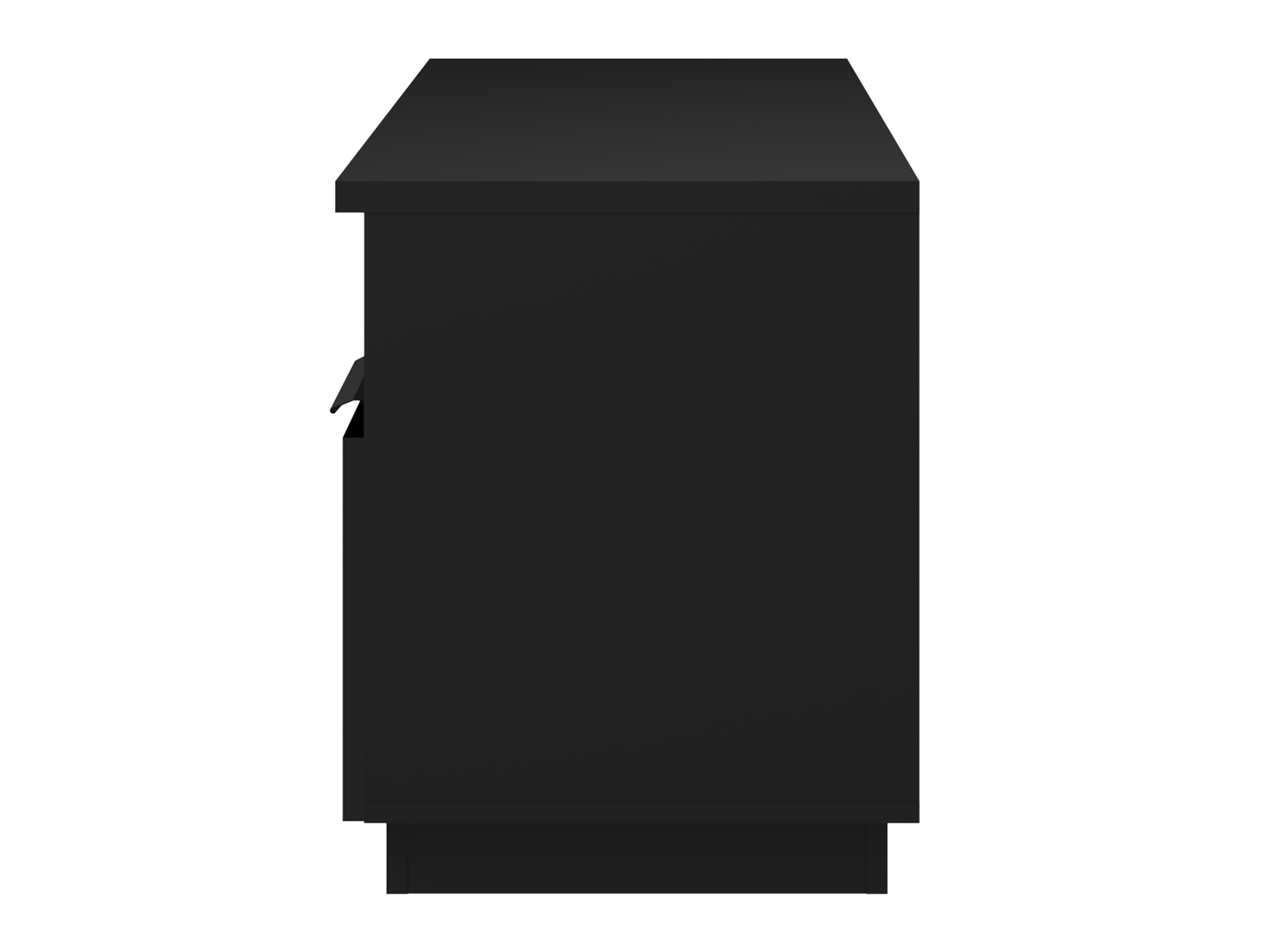 TV stand Talevaro 103 (Black + Glossy black)
