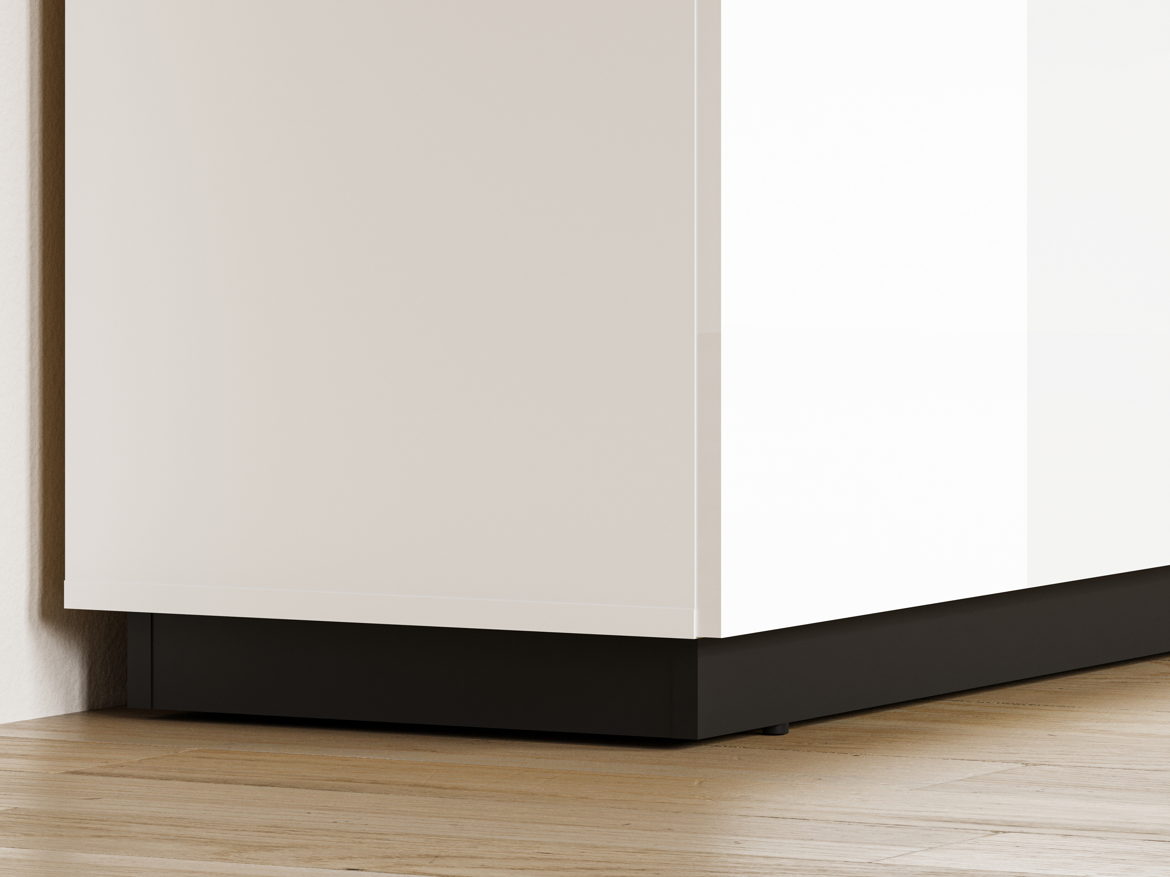 TV stand Talevaro 103 (White + Glossy white)