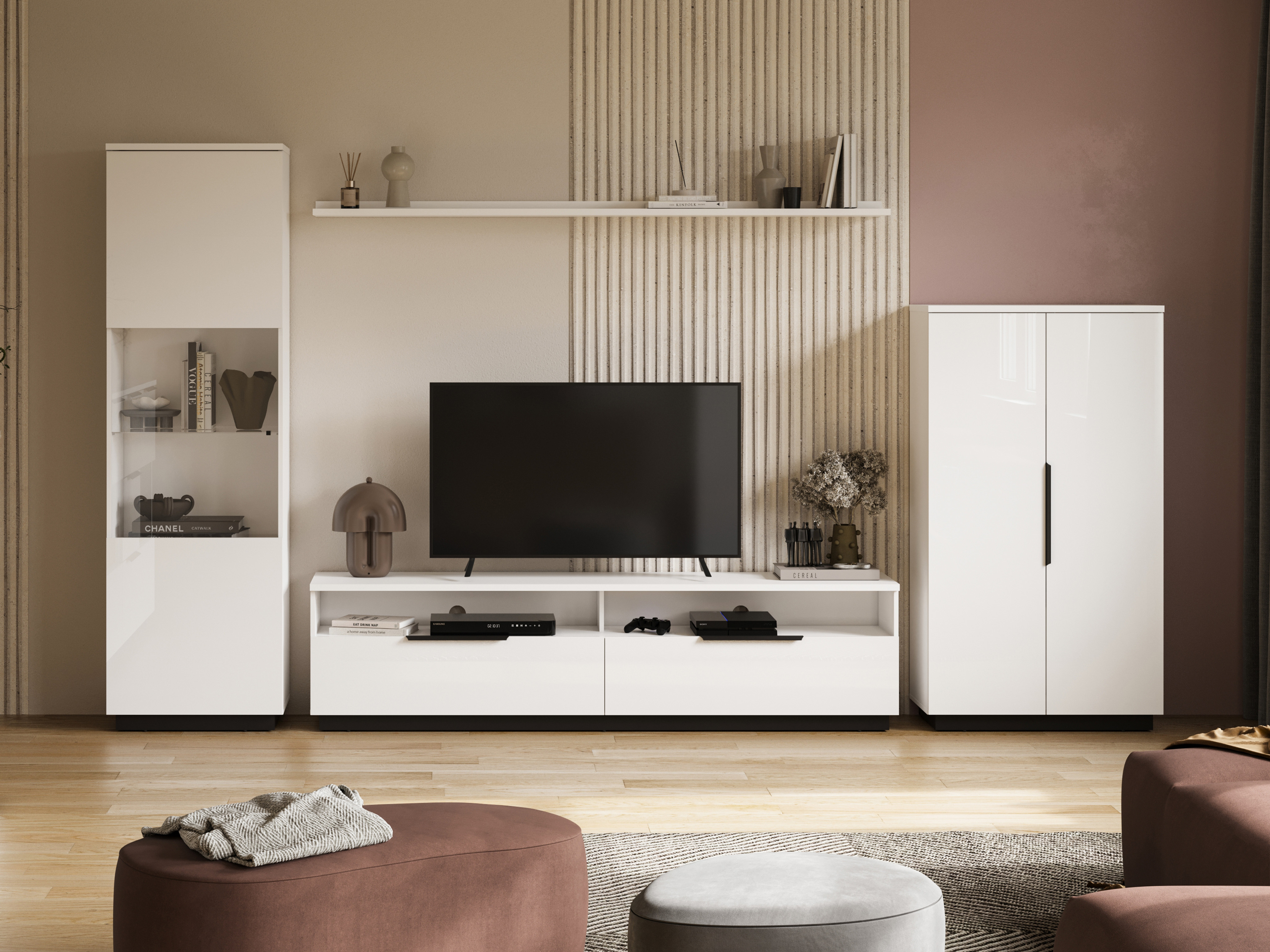 Wall shelf Talevaro 100 (White)