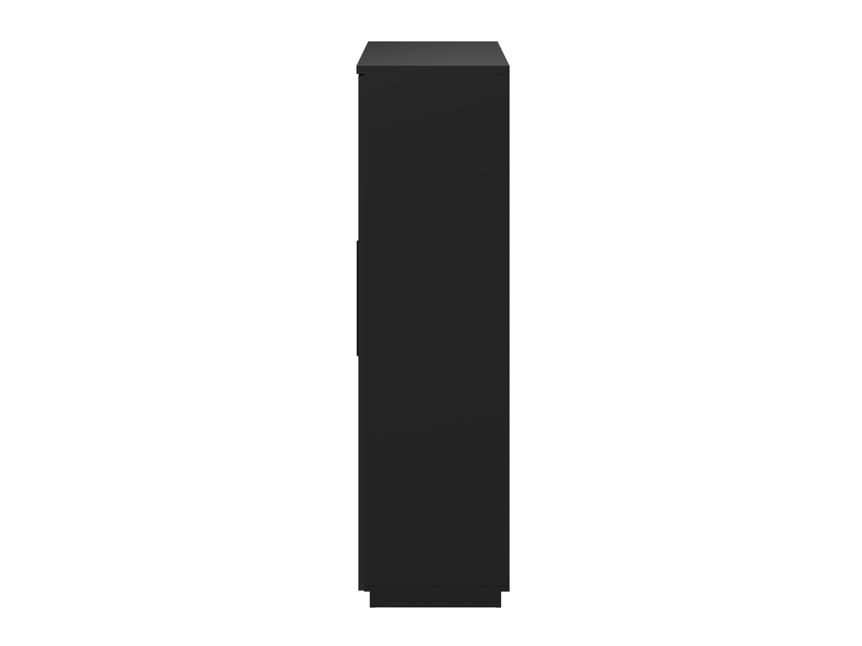 Chest of drawers Talevaro 105 (Black + Glossy black)