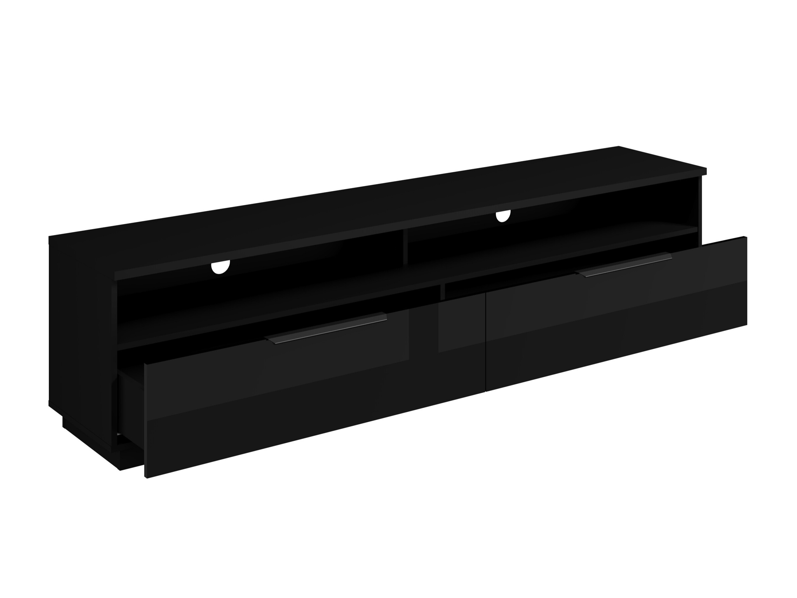 Living room set Talevaro 106 (Black + Glossy black)