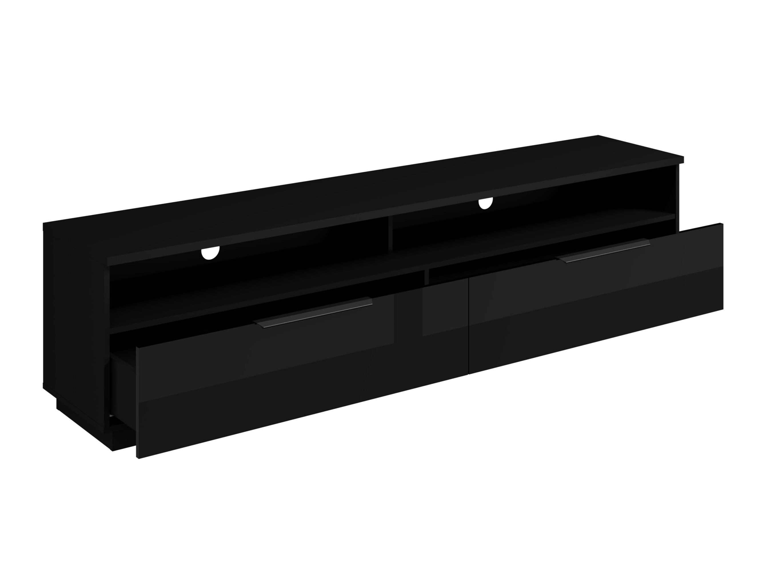 Living room set Talevaro 106 (Black + Glossy black)