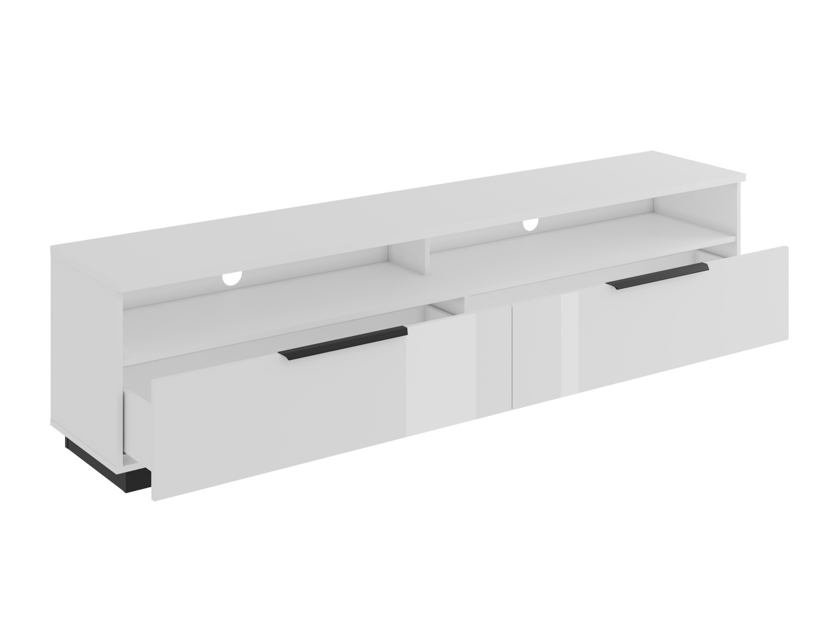 Living room set Talevaro 106 (White + Glossy white)