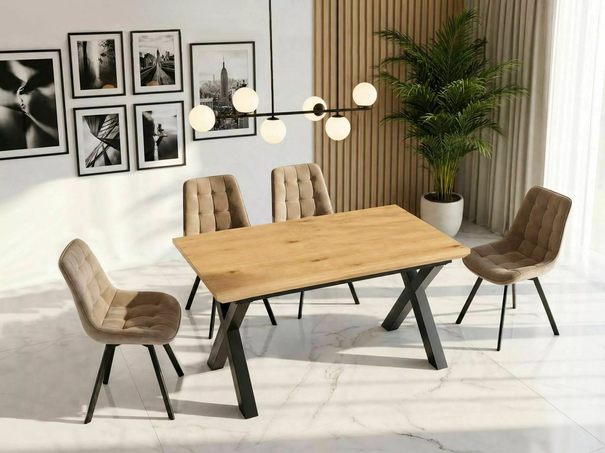 Table Detroit 1078 (Oak)