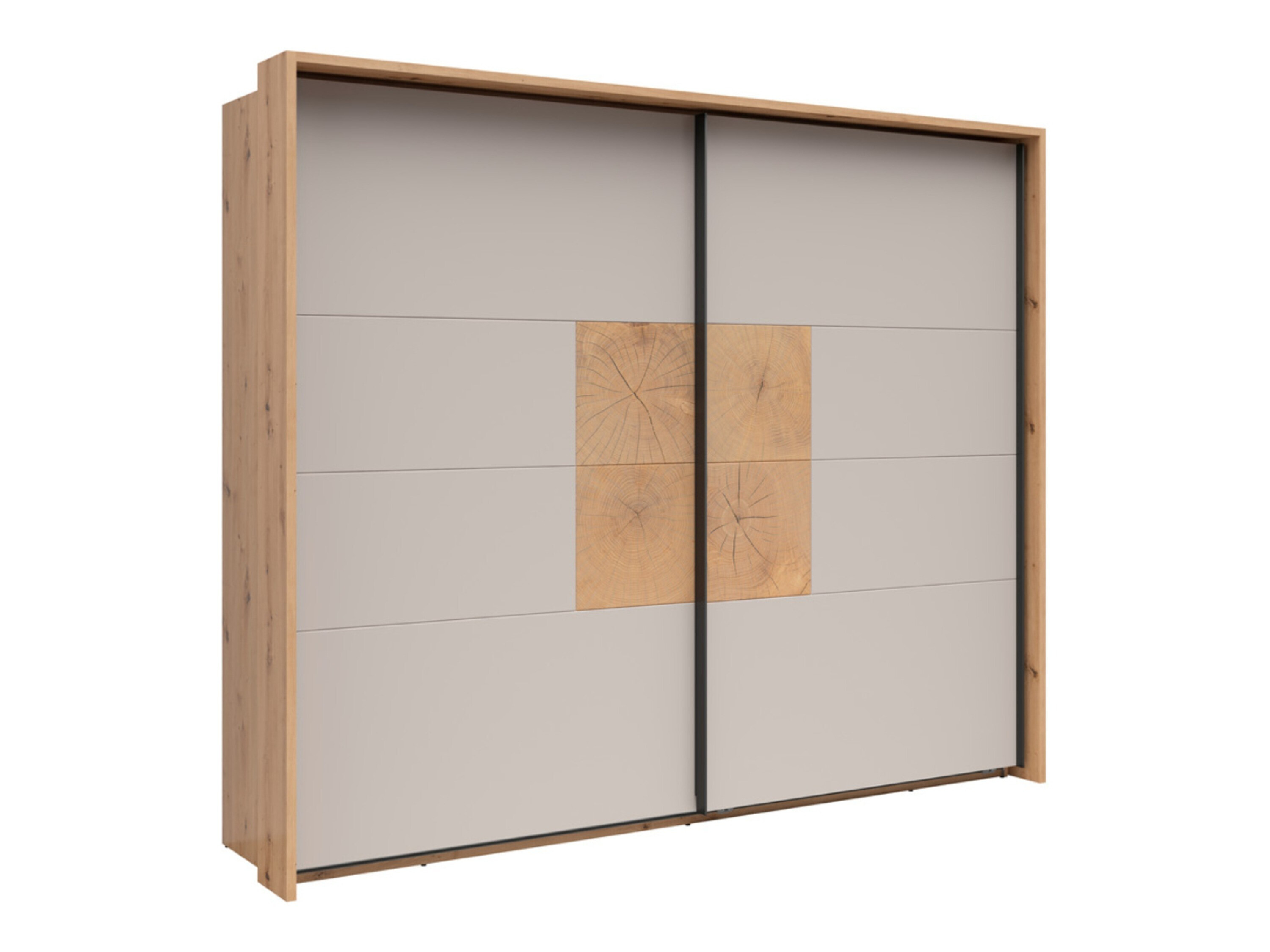 Wardrobe Livcali 108 (Cashmere + Artisan oak)