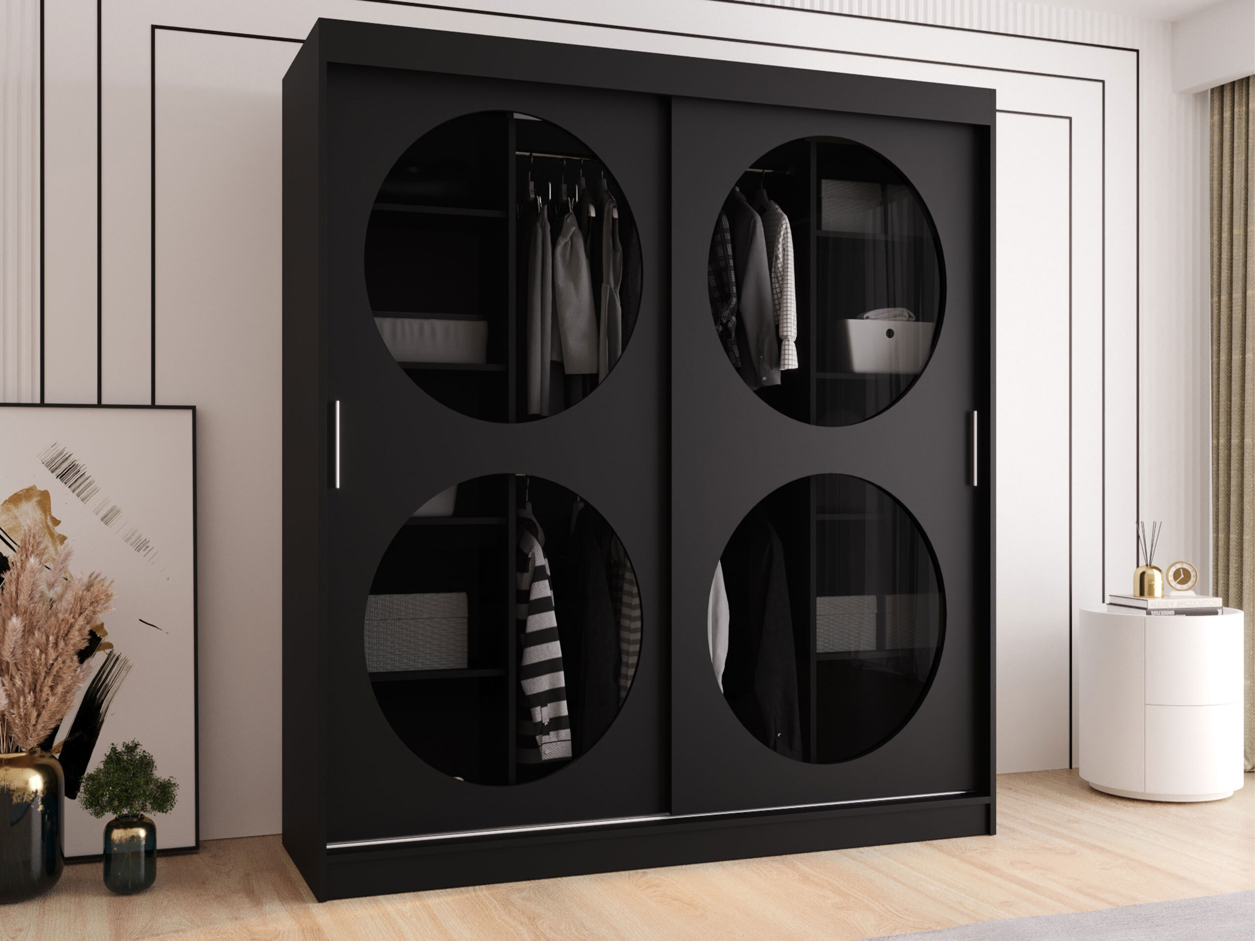 Wardrobe Hartford 529 (Black)